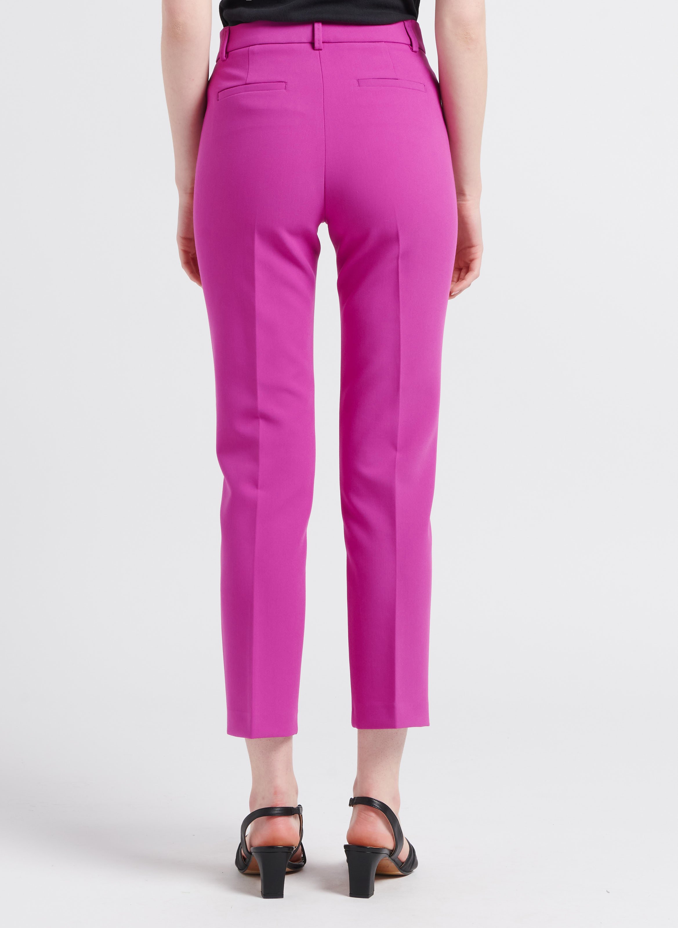 Slim-fit broek met knopen MAX&Co. Roze