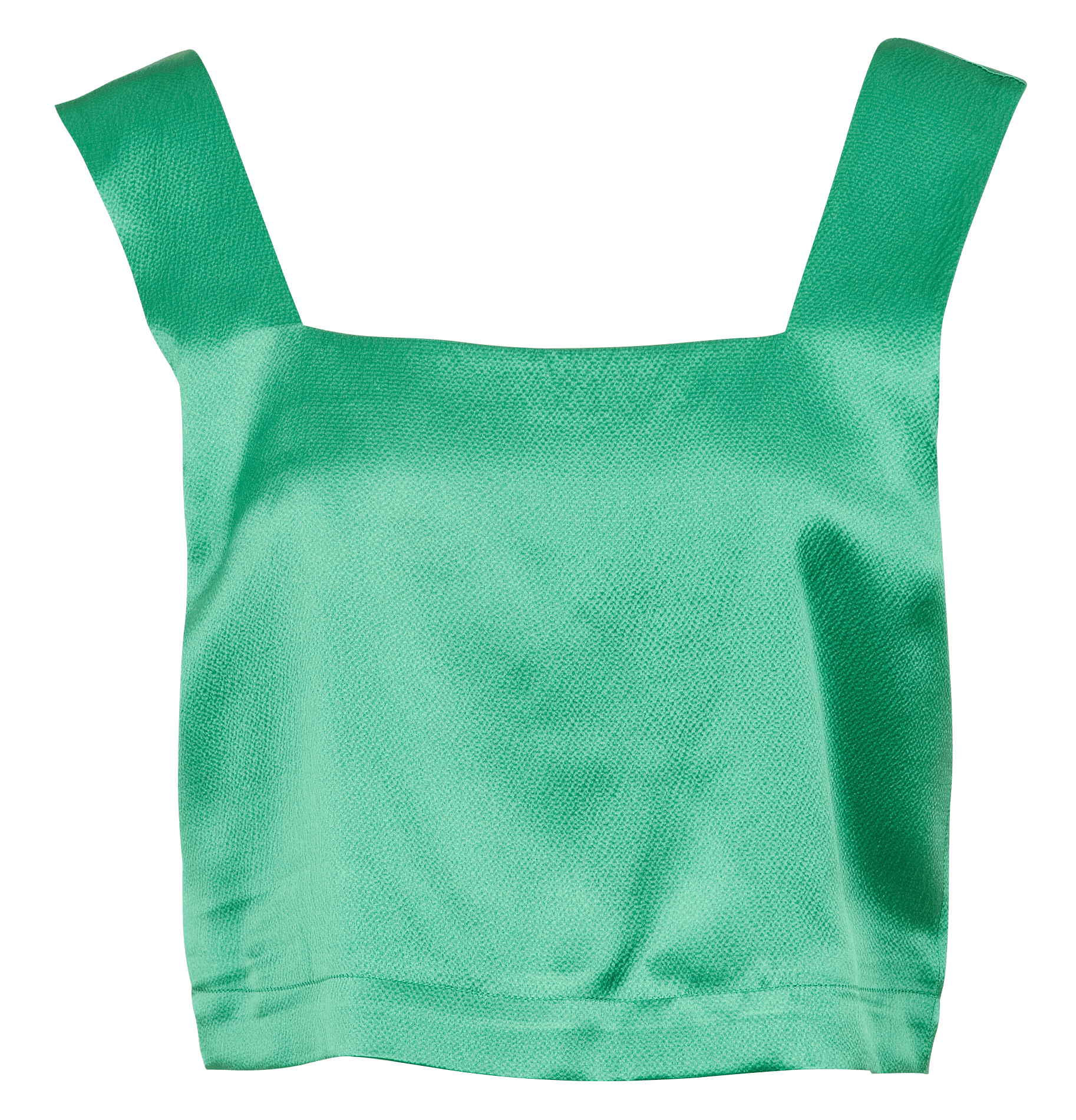 Top à bretelles en soie  KARMA KOMA Vert