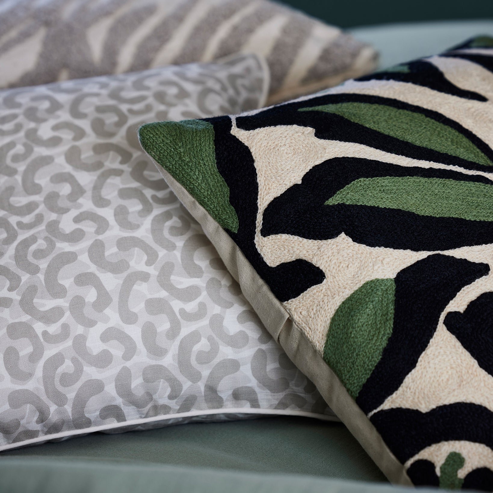 LEO - Cushion cover MADURA Grey