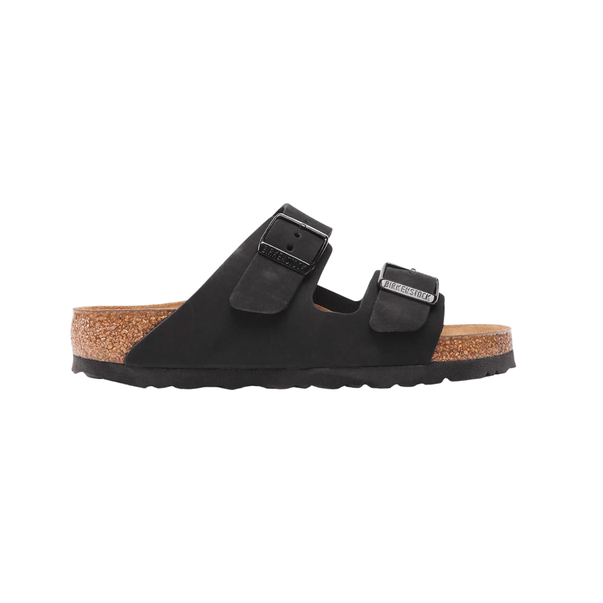 Faux leather sandals BIRKENSTOCK Black