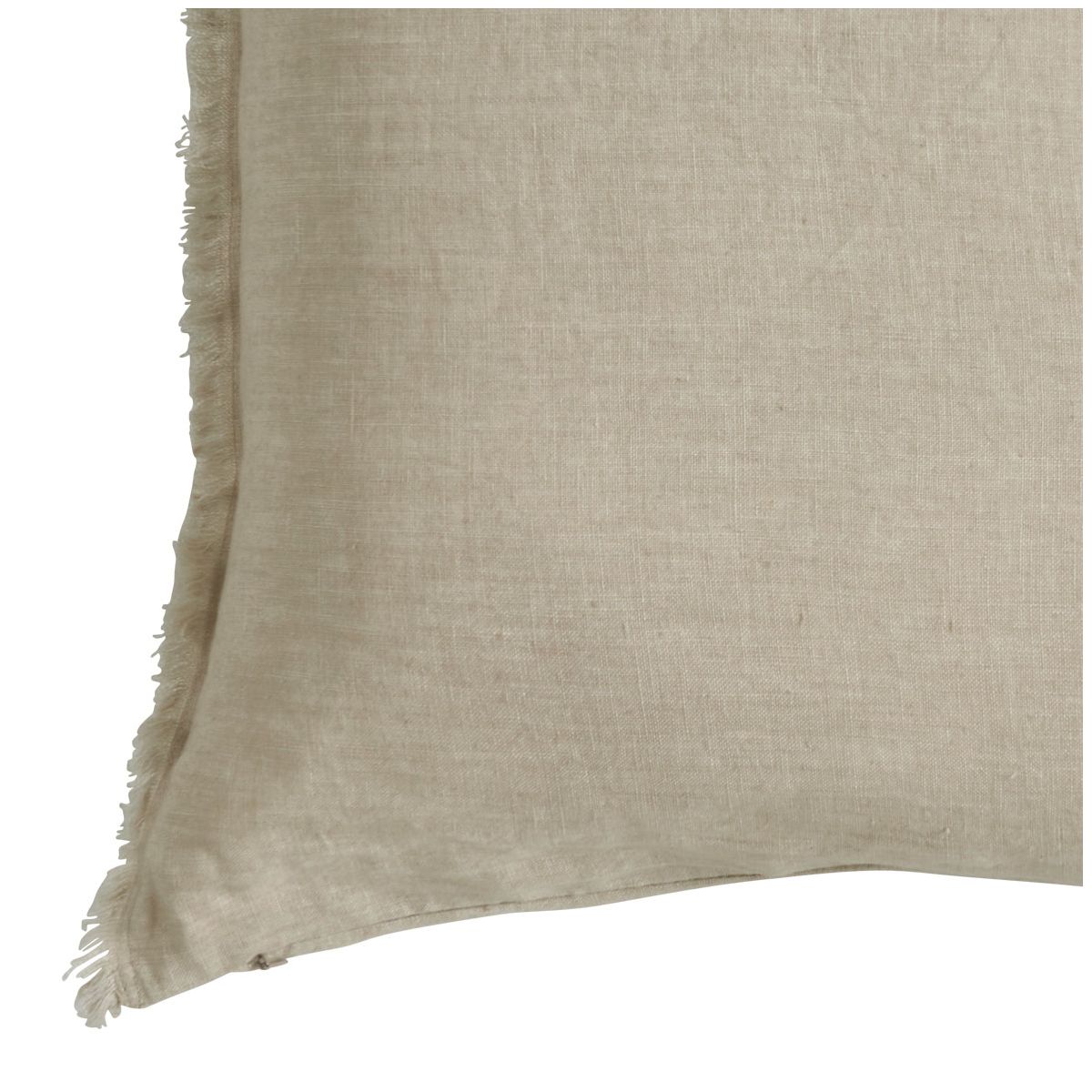 Linen cushion cover BLANC D'IVOIRE Beige