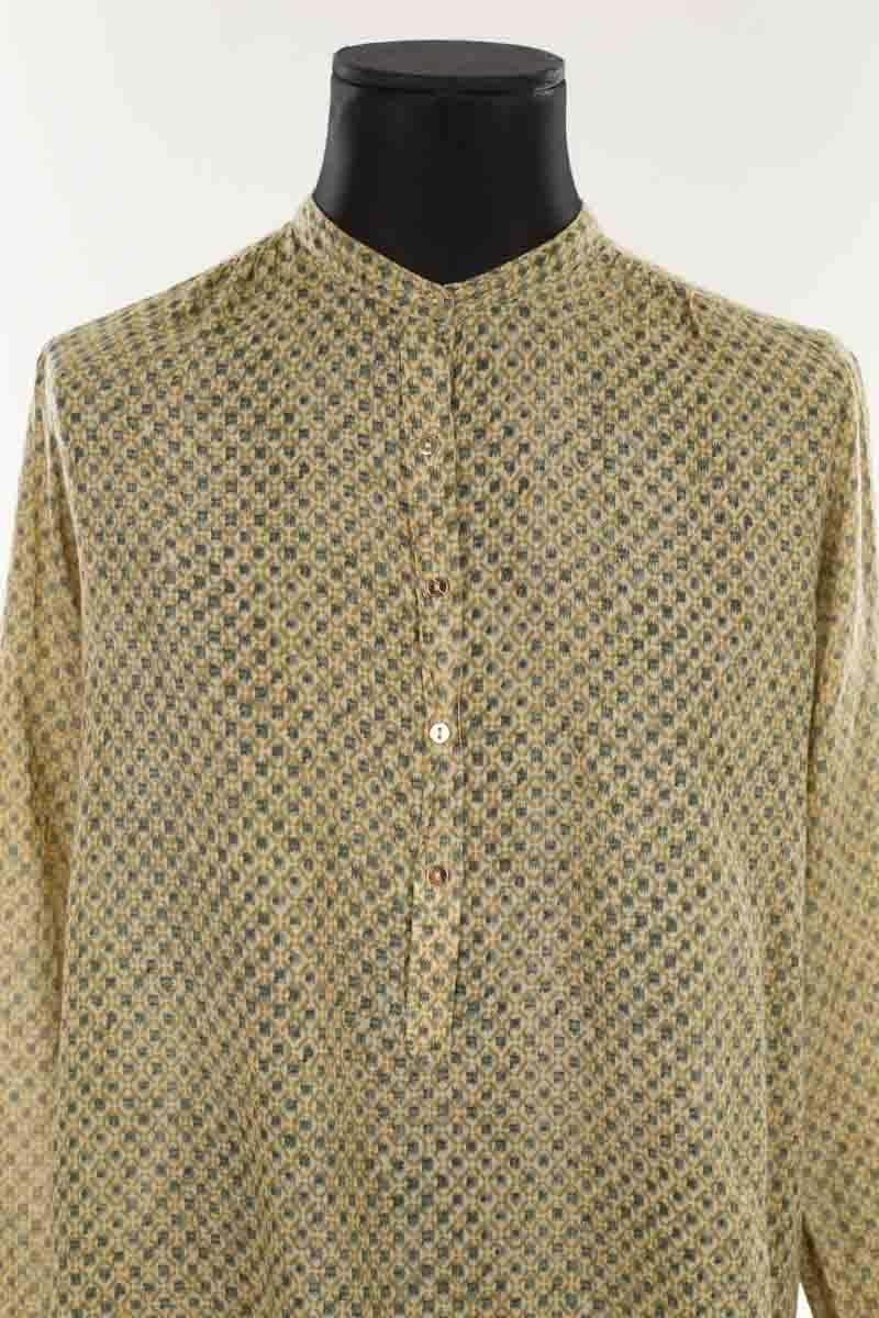 Cotton blouse LAURENCE BRAS - Seconde Main Khaki