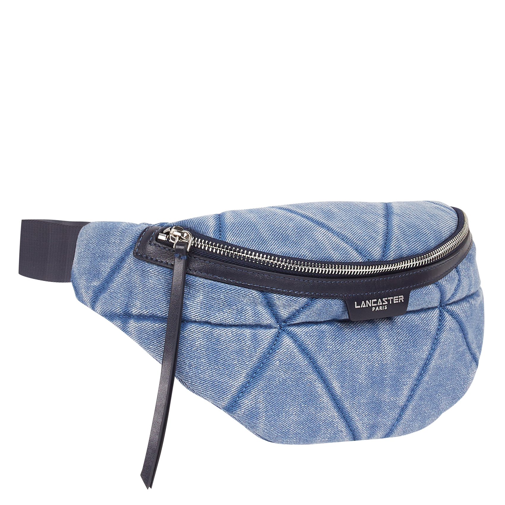 Denim fanny pack LANCASTER PARIS Blue