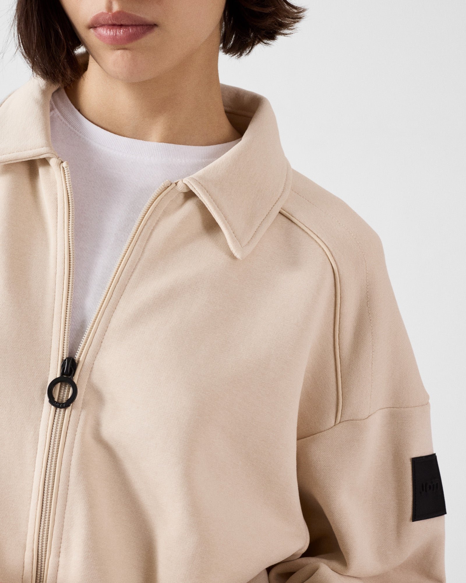 Shirt collar jacket Anneso JOTT White