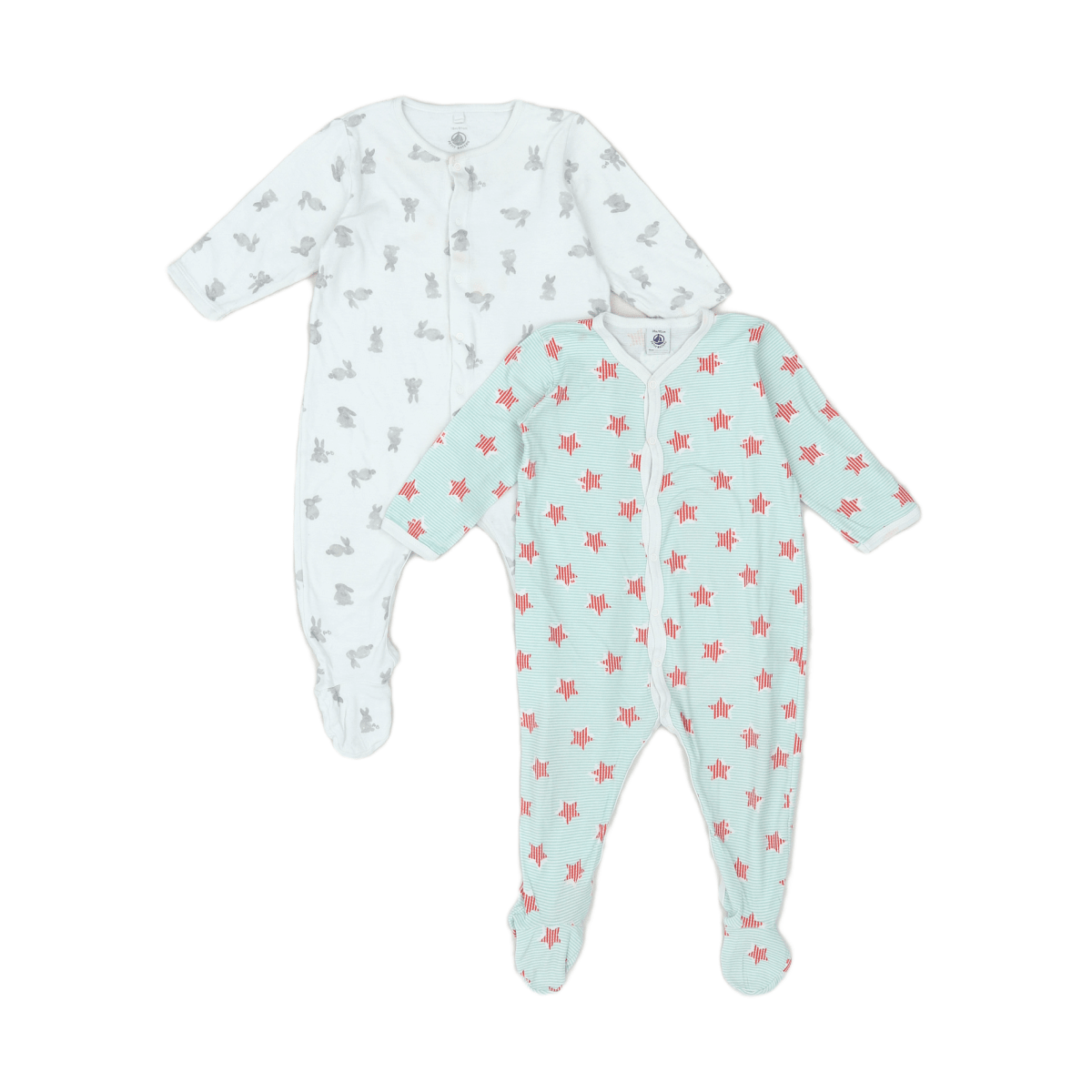 White baby pajamas - 18 months PETIT BATEAU - Seconde Main White