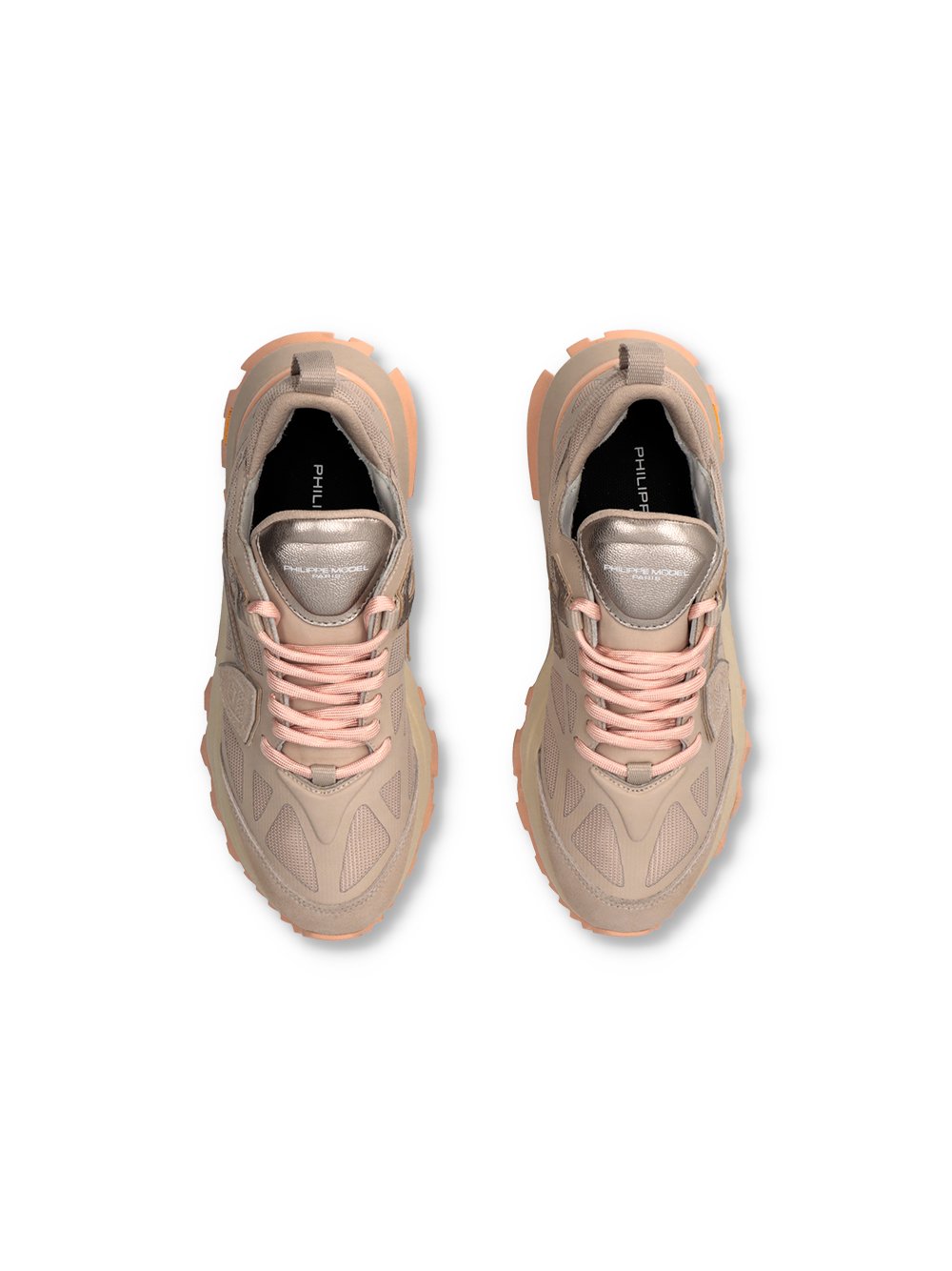 Baskets rocx running PHILIPPE MODEL Beige