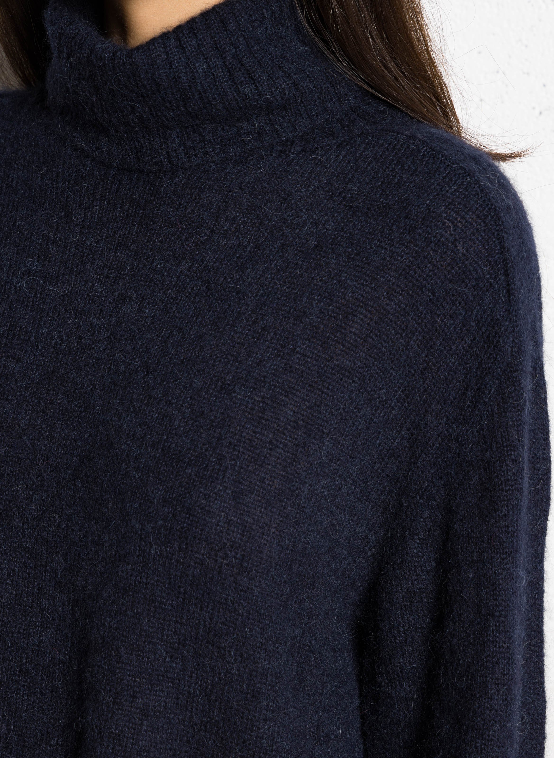 Oversized mixed wool sweater DES PETITS HAUTS Blue