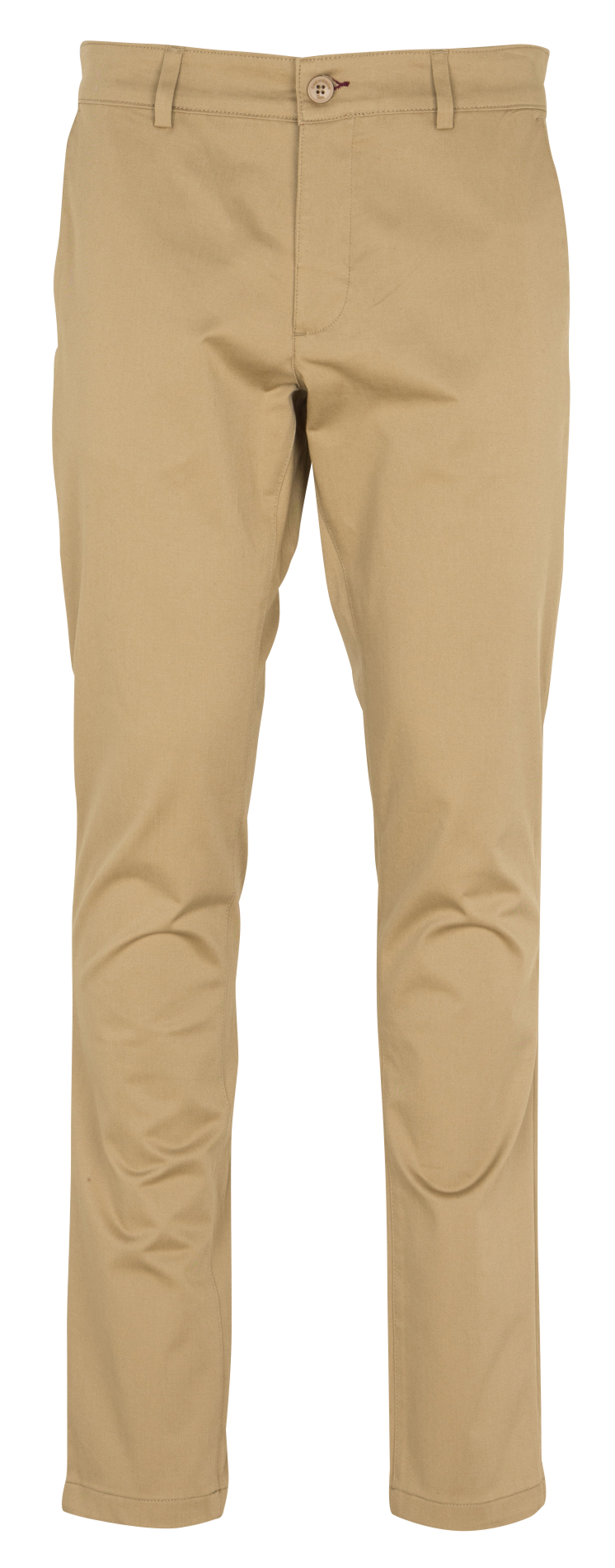 Pantalon droit en coton bio mélangé CHEVIGNON Beige