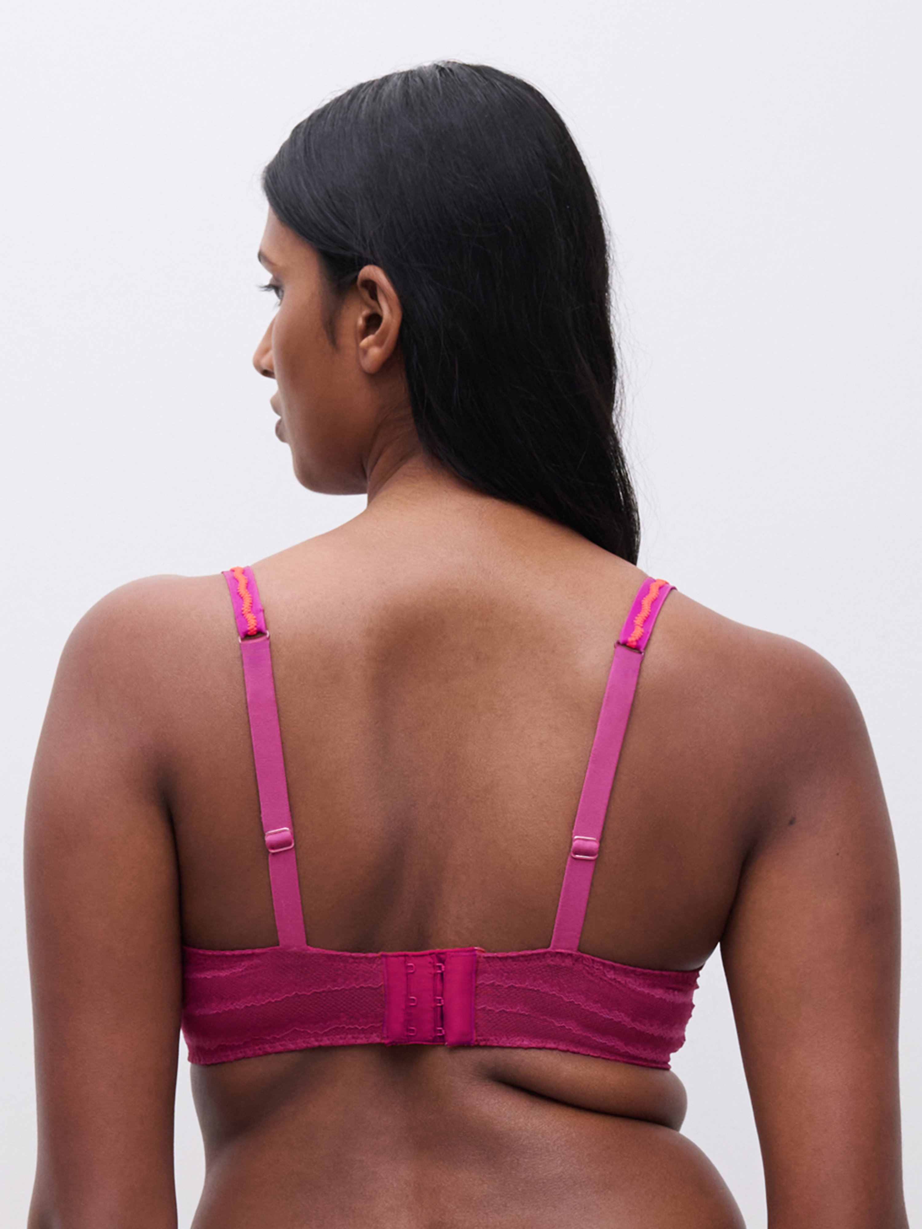 A Fleur De Toi demi-cup bra CHANTELLE PULP Multicolored