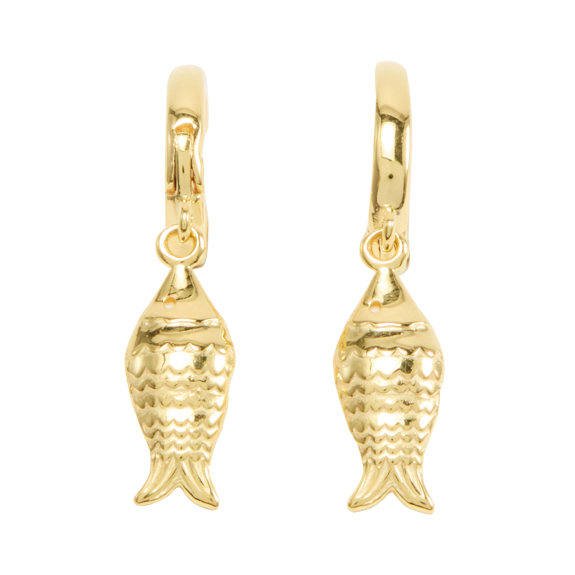 Mini aros colgantes pez FEEKA Dorado