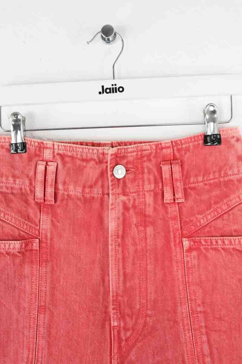 - Straight-leg jeans
- 5 pockets
- Straight cut
- Faded effect ISABEL MARANT ÉTOILE - SECONDE MAIN Orange