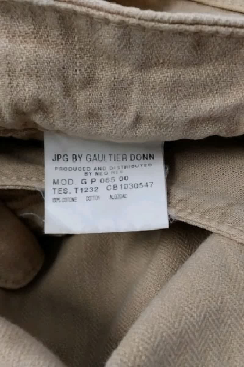 Boot-cut jeans JEAN PAUL GAULTIER - SECONDE MAIN Beige