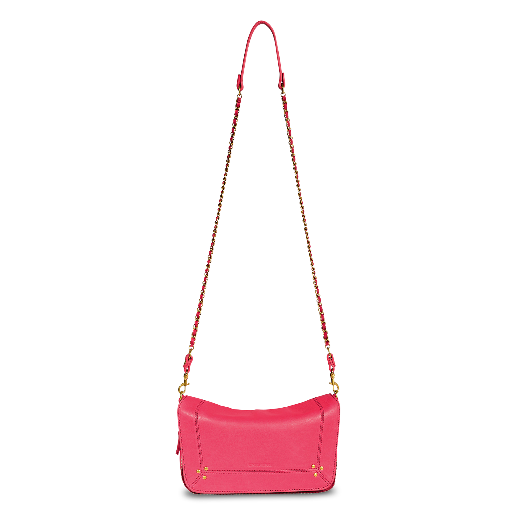 Dori leather shoulder bag JEROME DREYFUSS Pink