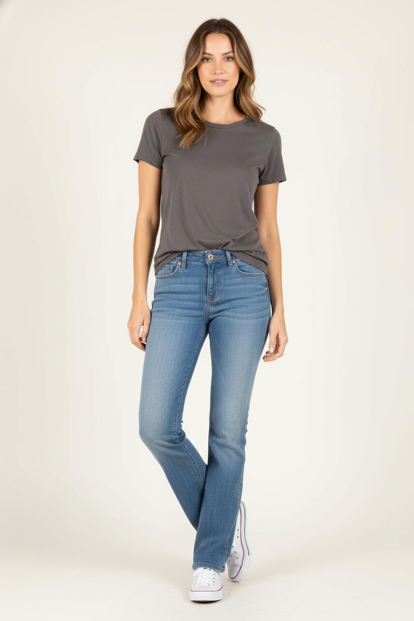 Cropped slim jeans with studs LEVI'S - Seconde main Blue