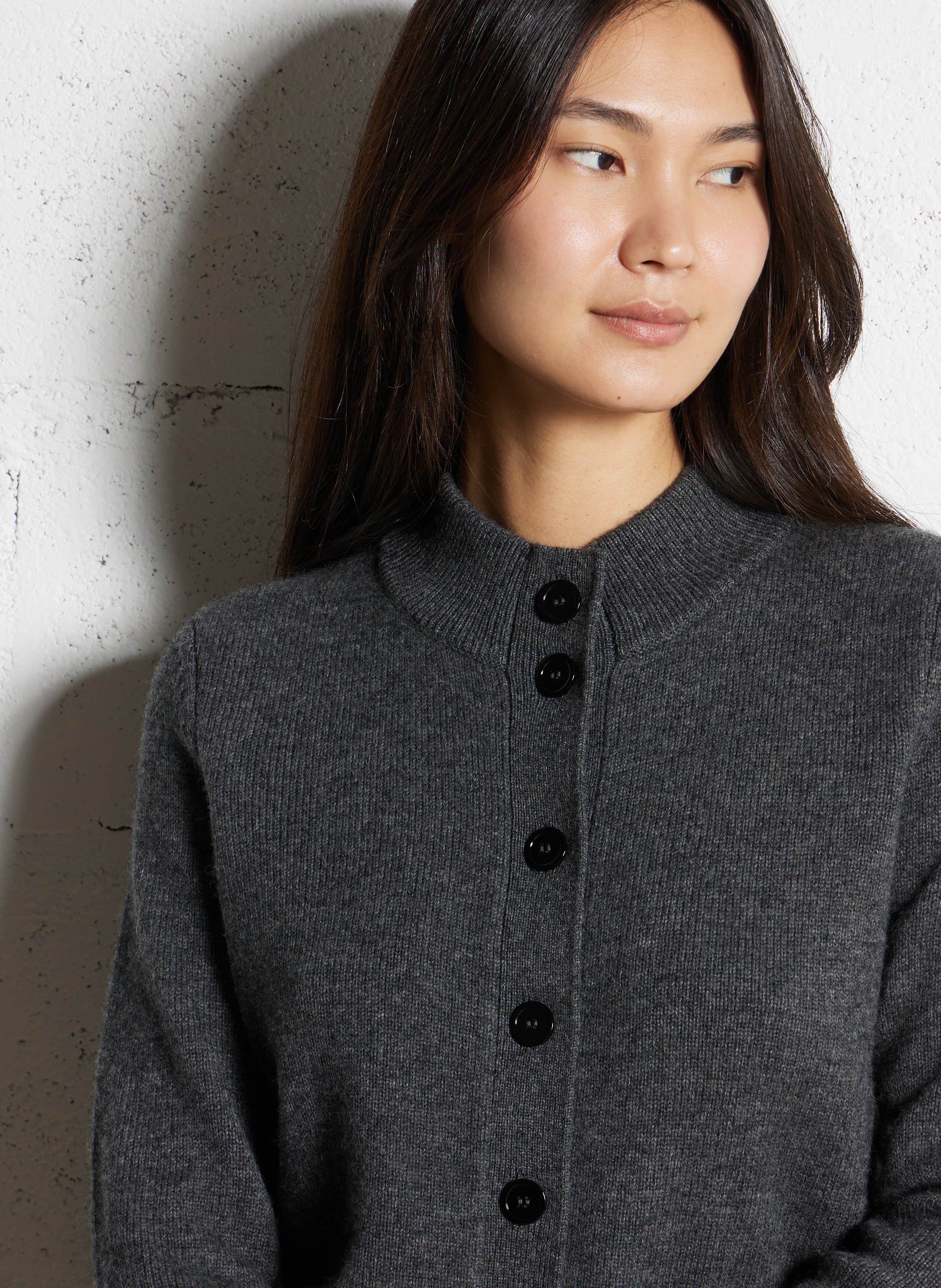 Vest van wol MAISON 123 Grijs