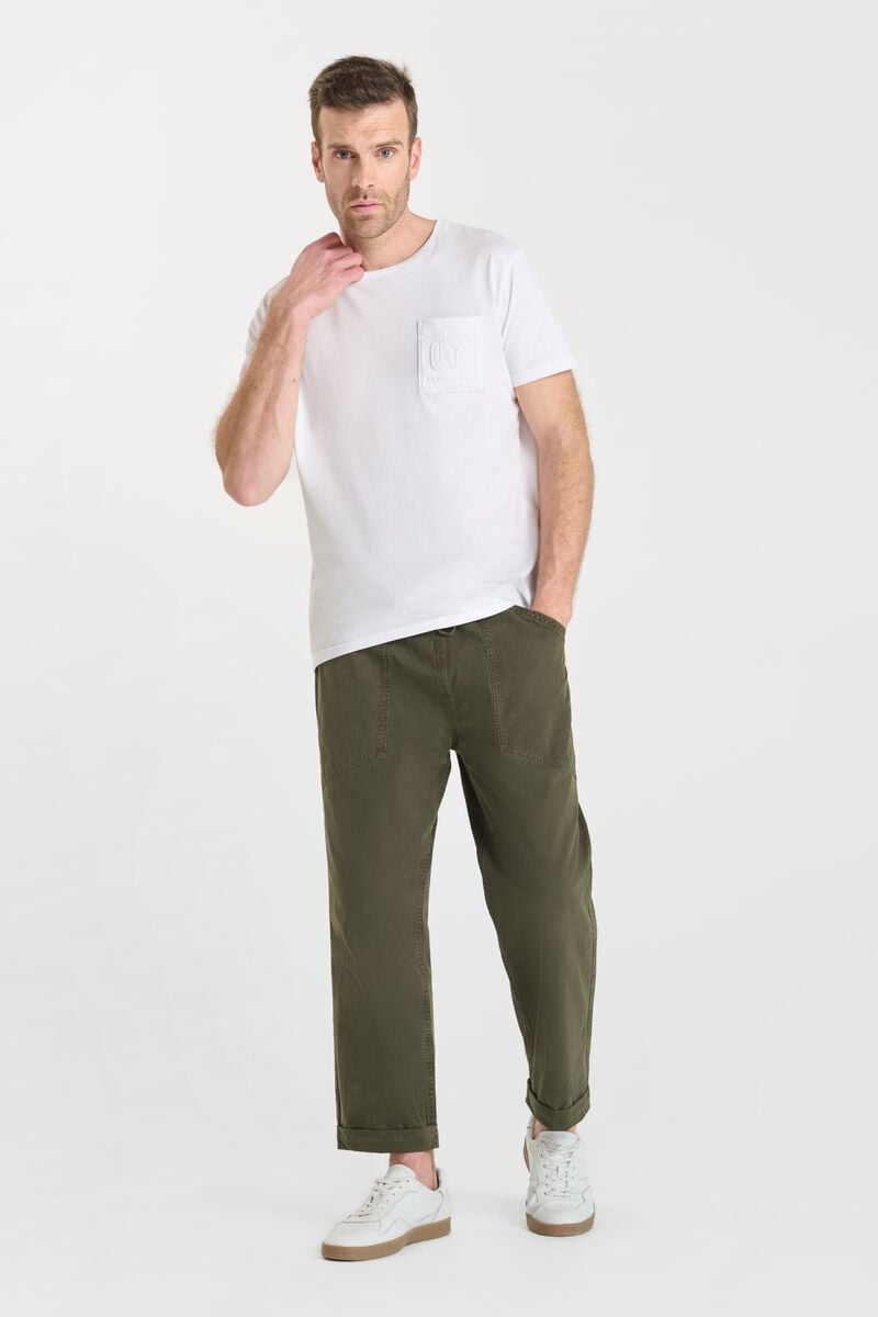 Loose, wide-leg pants LE TEMPS DES CERISES Khaki