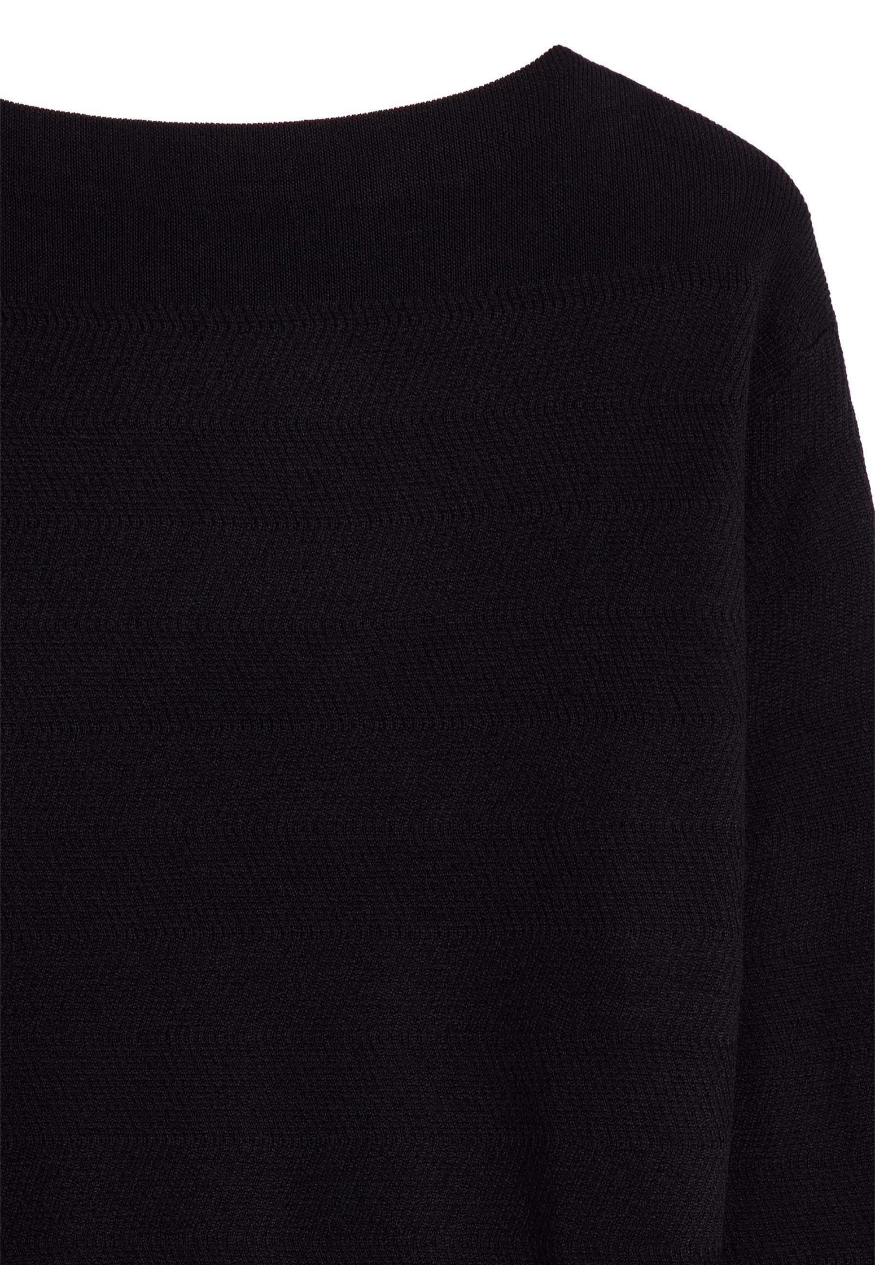 Merino wool boat-neck sweater  RODIER Black