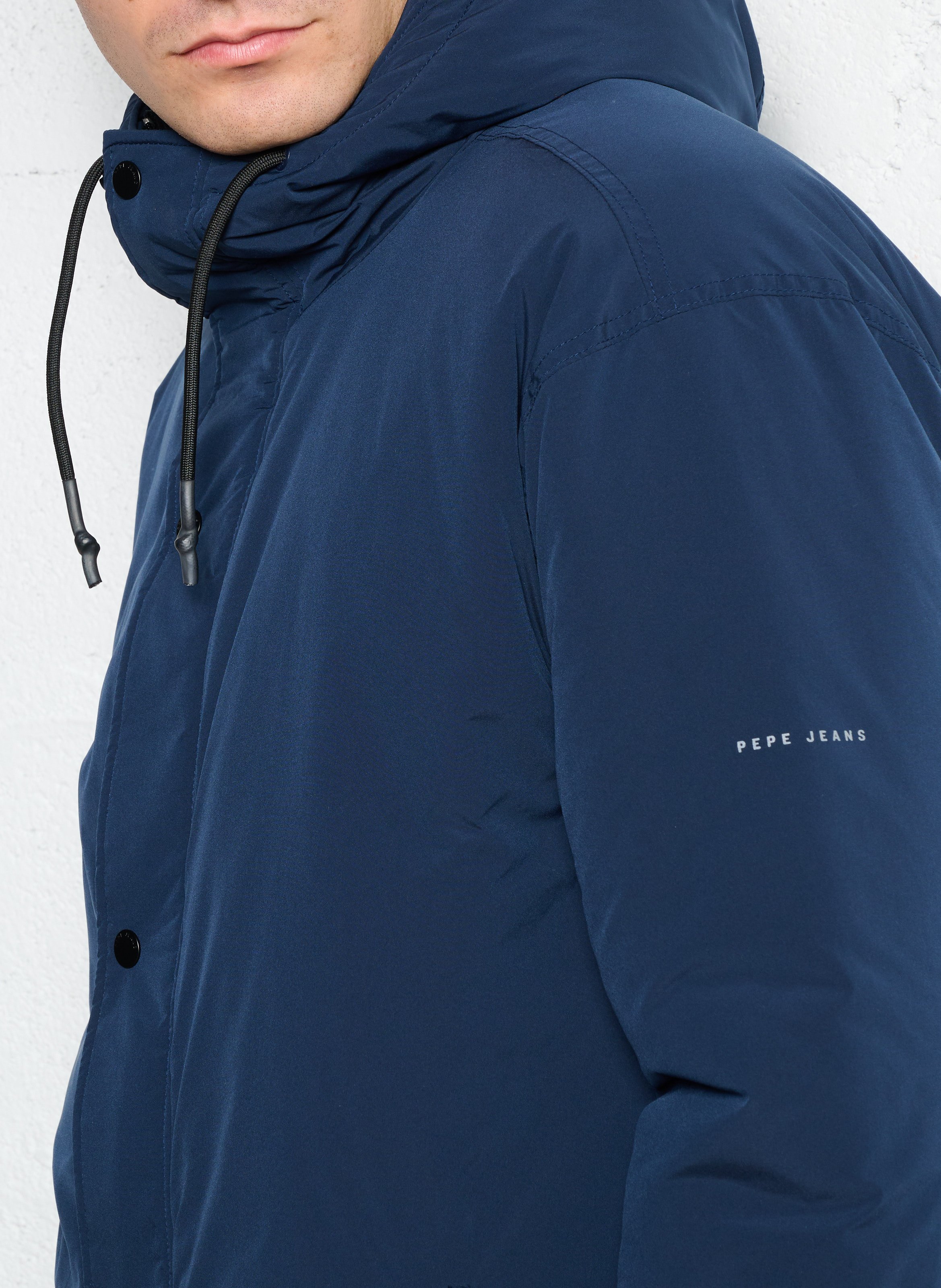 Manteau col montant  PEPE JEANS Bleu