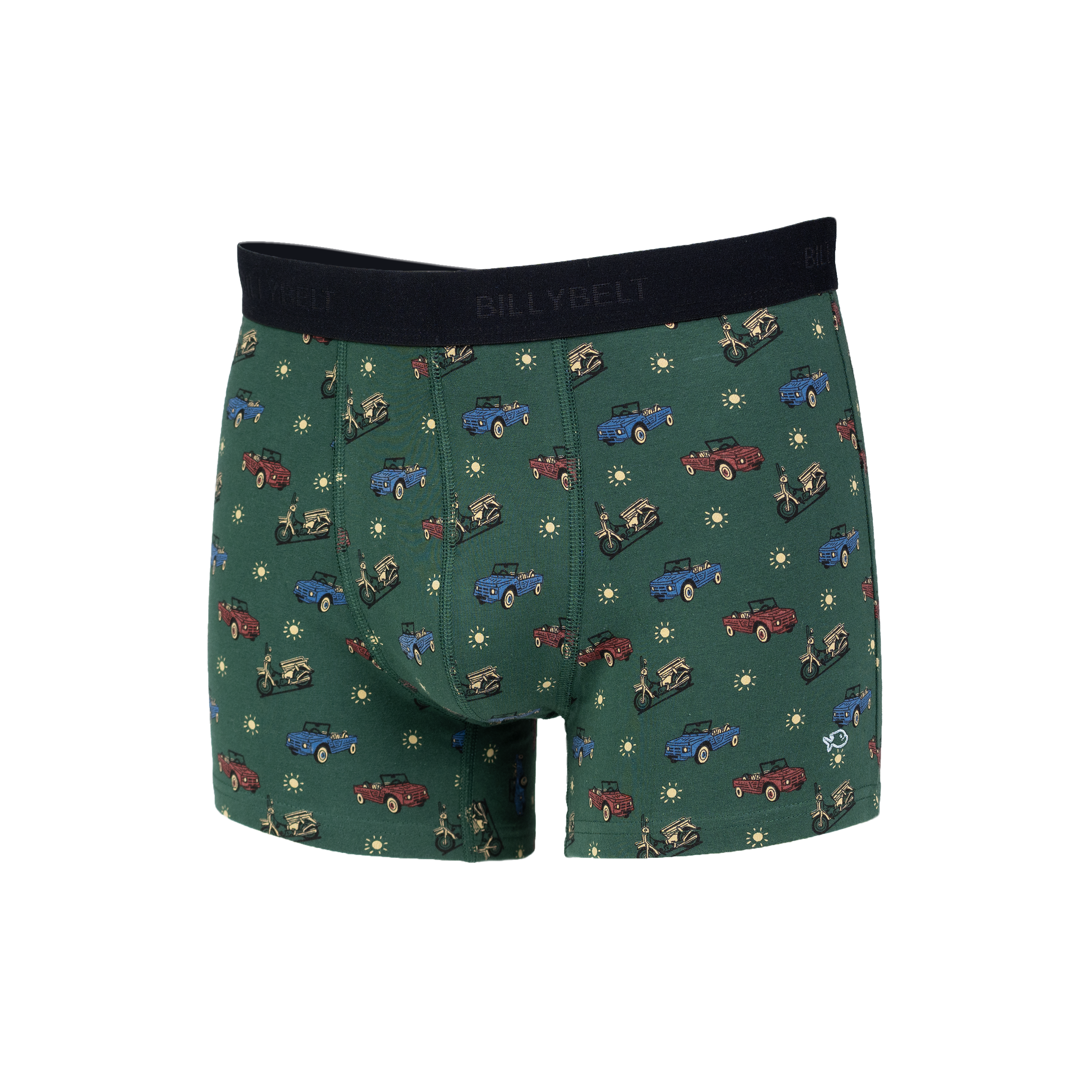 Organic cotton boxers BILLYBELT Green