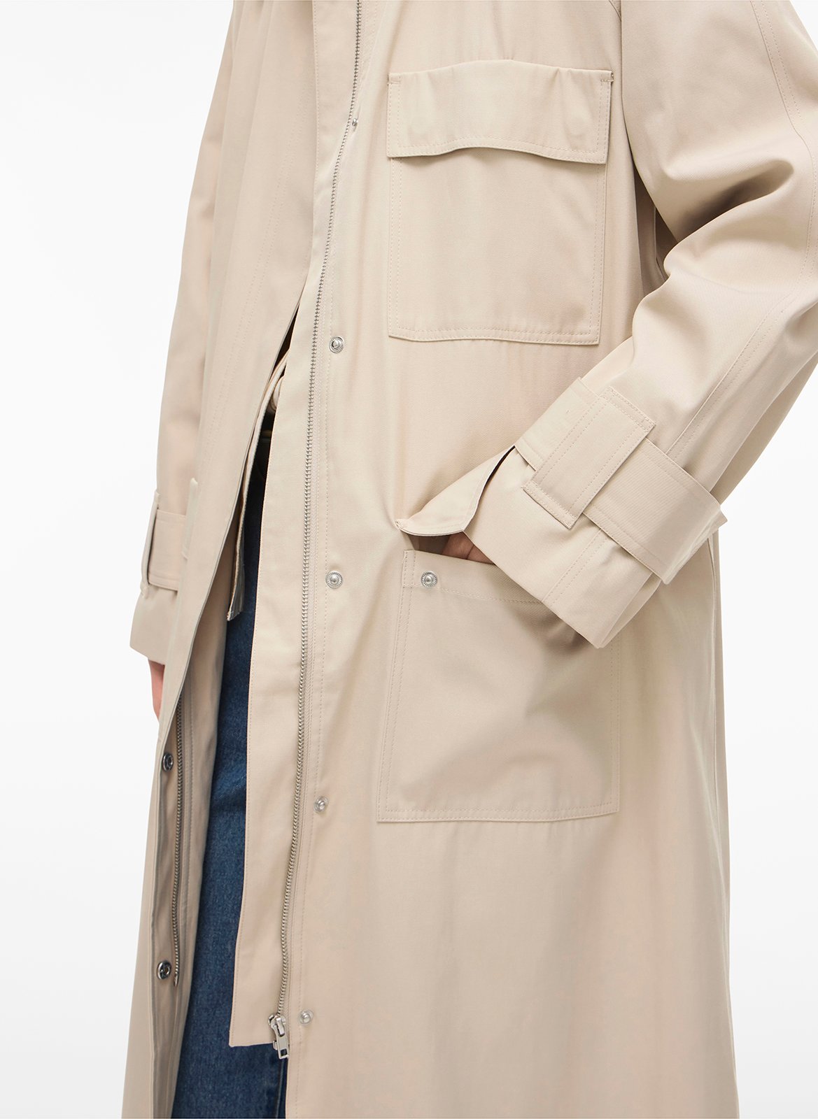Trench col classique  ROUGE EDIT Beige