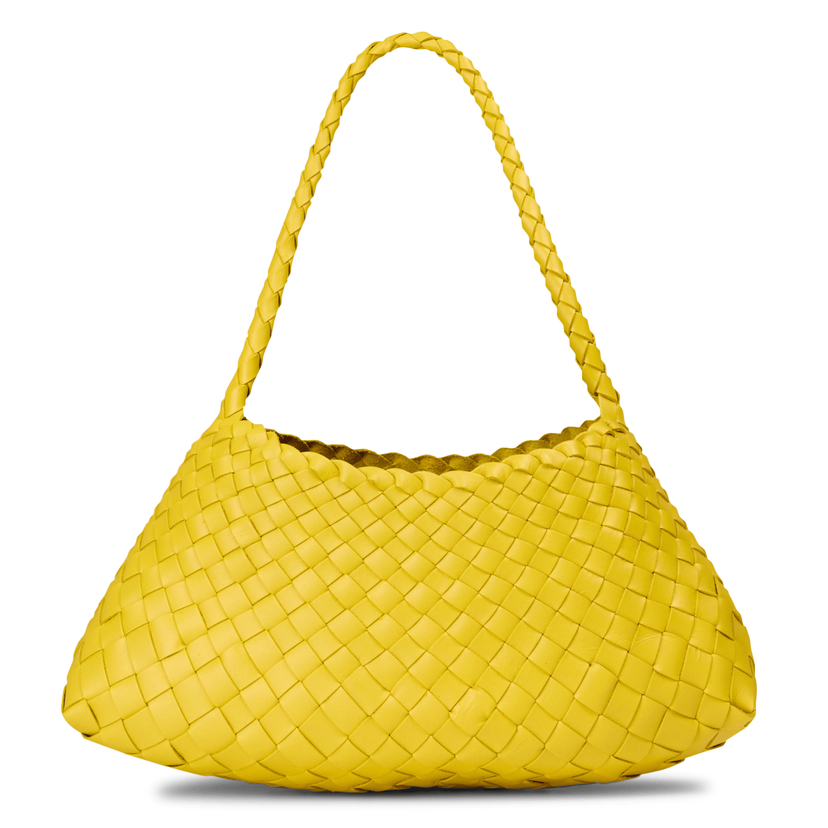 Woven leather basket DRAGON DIFFUSION