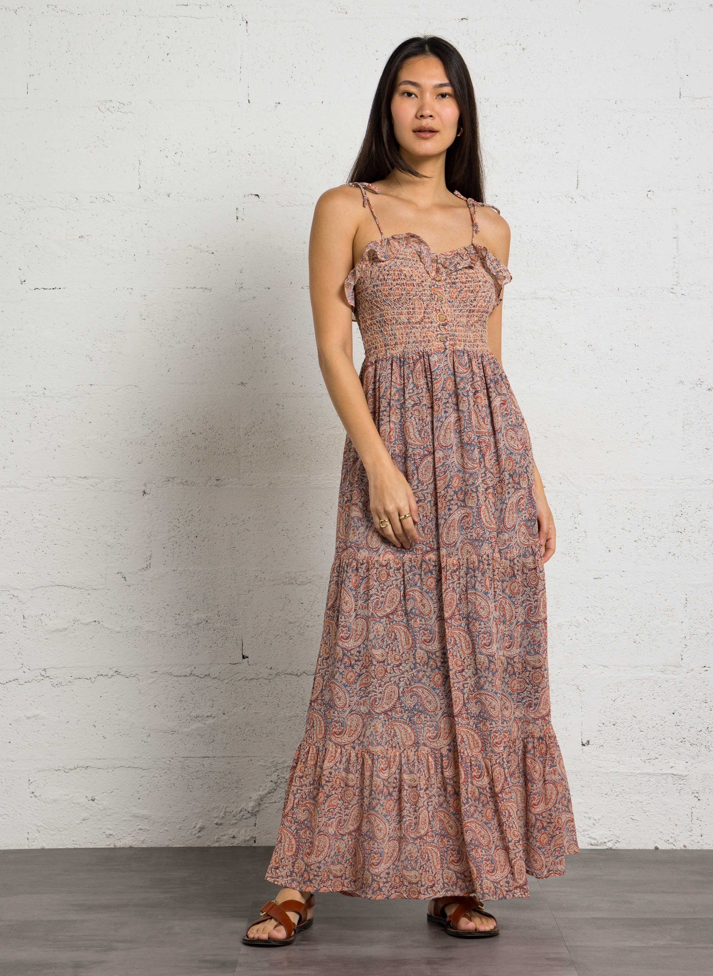 Long bustier dress MAISON HOTEL Pink