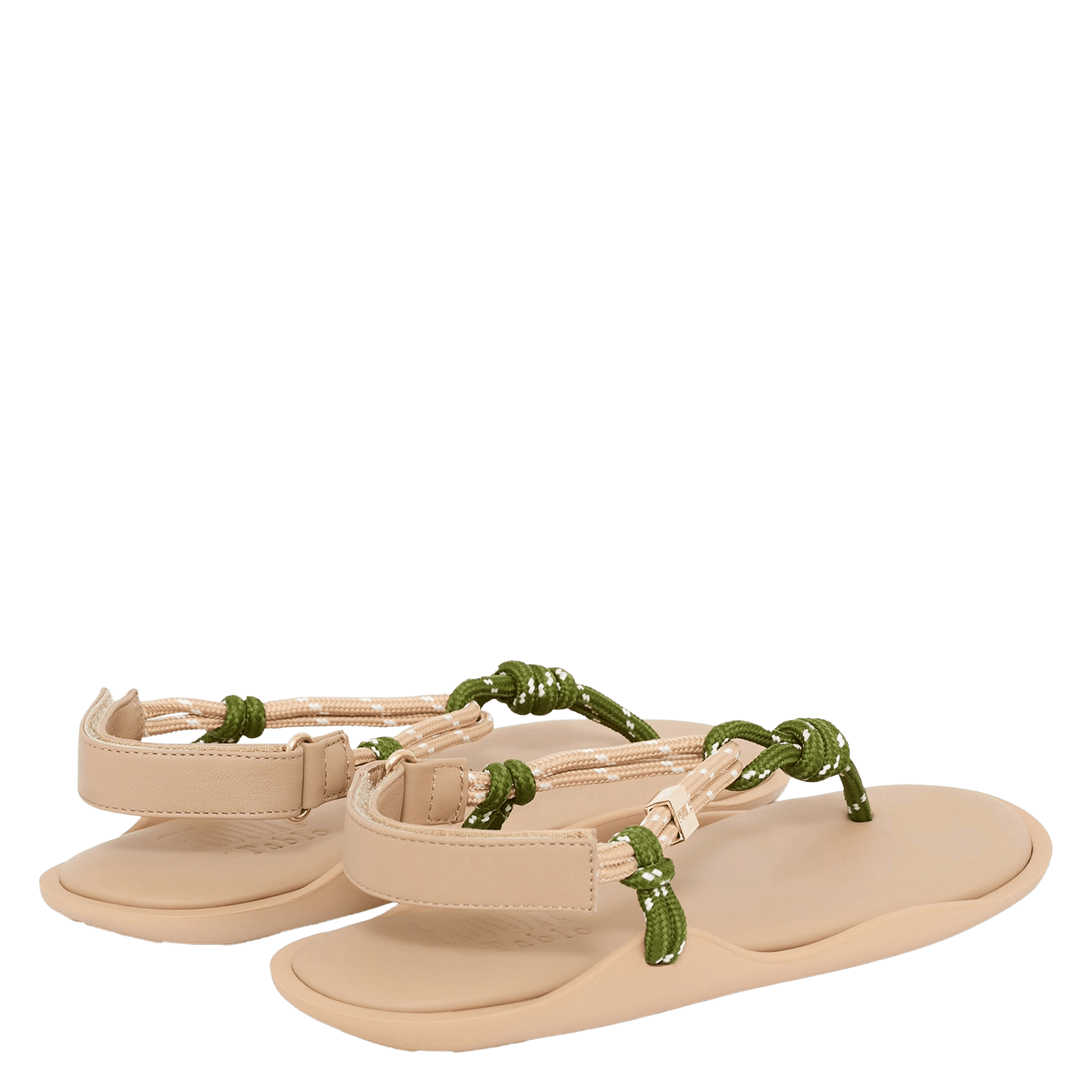 Sandales plates  PABLO Beige