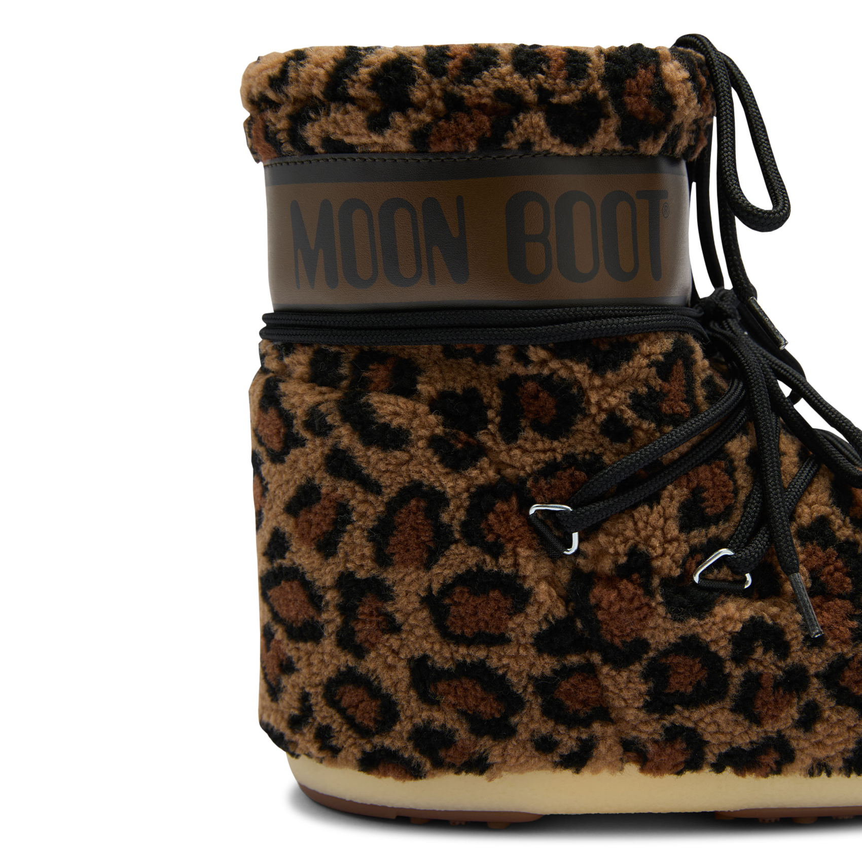 Bottes effet fourrure MOON BOOT Marron