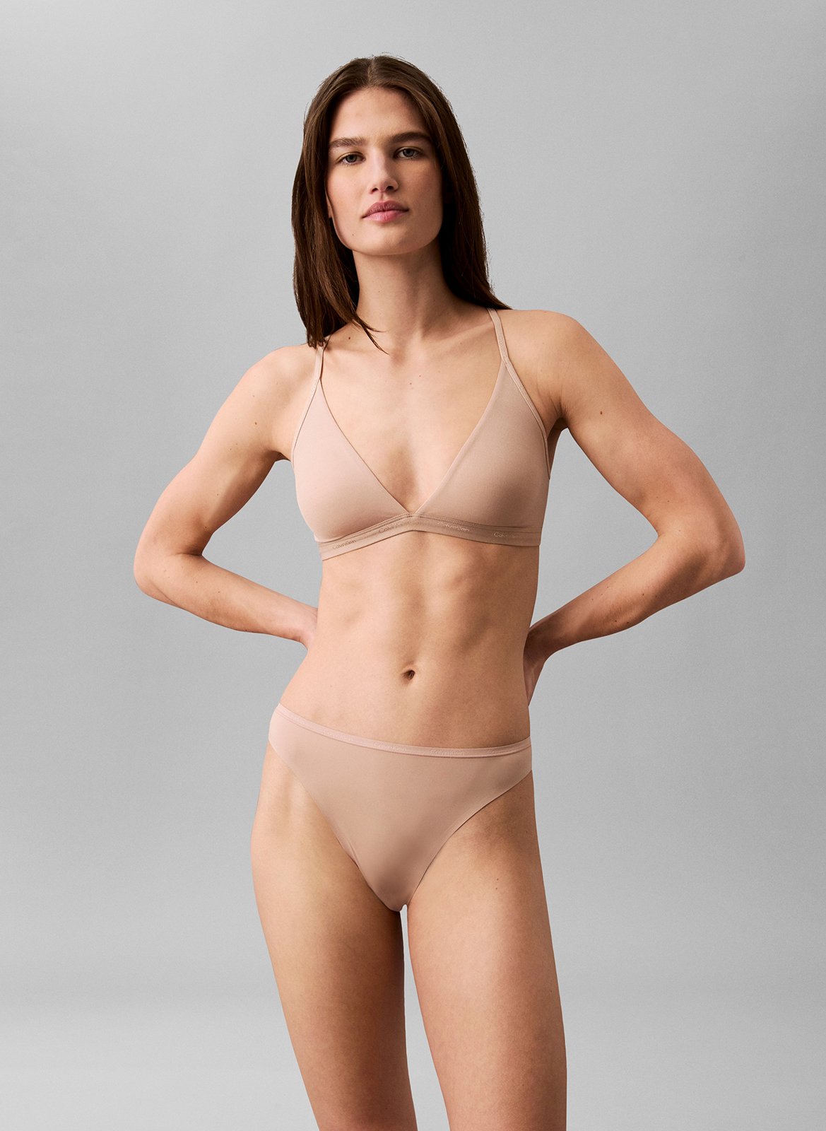 Einfarbig CALVIN KLEIN UNDERWEAR Braun