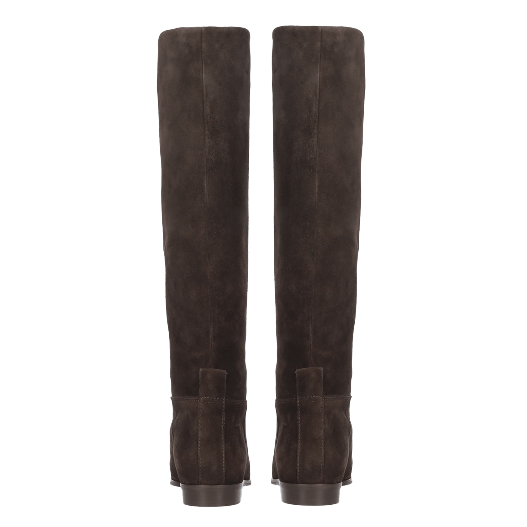 Stiefel aus Veloursleder mit eckiger Spitze BIBI LOU Braun