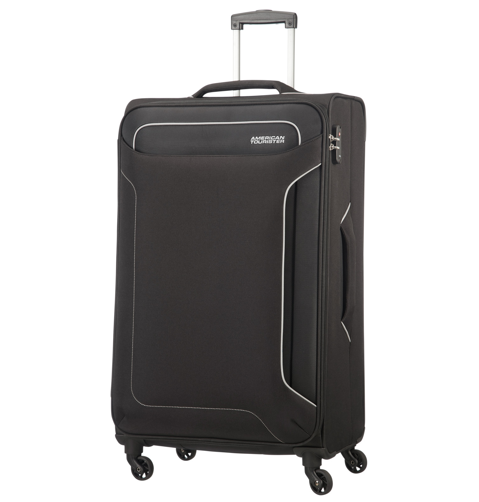Holiday Heat 4-Wheel Suitcase Size L AMERICAN TOURISTER Black