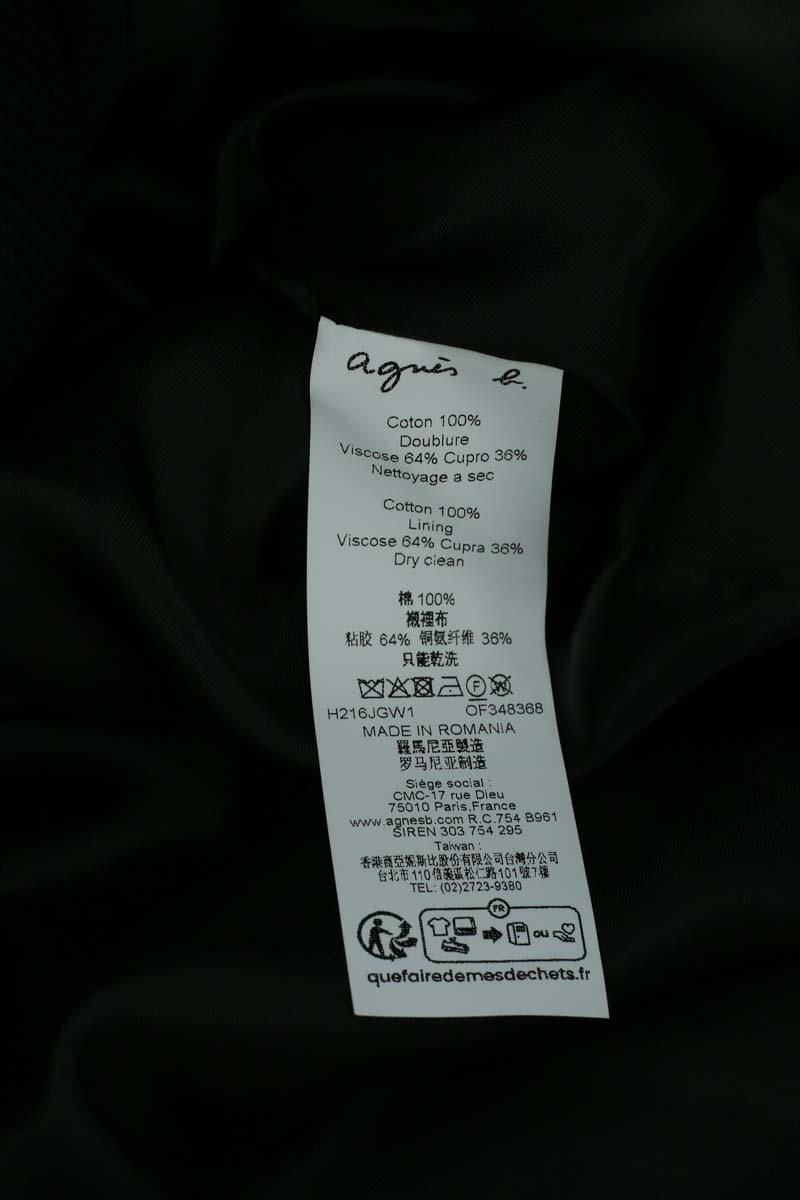 Coat AGNES B. - Seconde Main Black