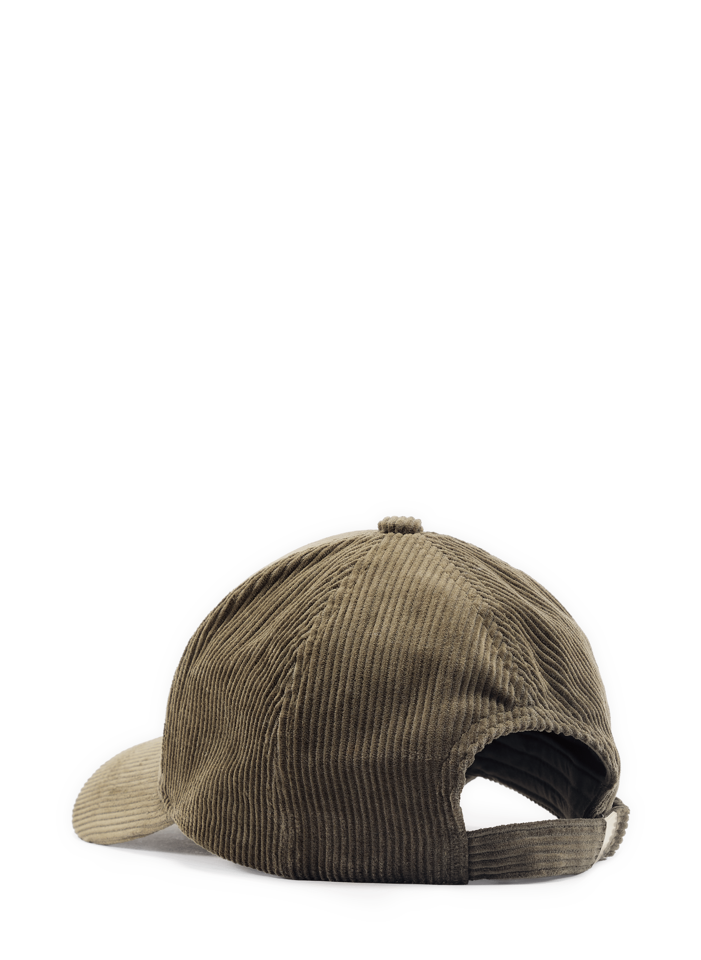 Adjustable cotton velvet cap | Khaki SAISON 1865 Women