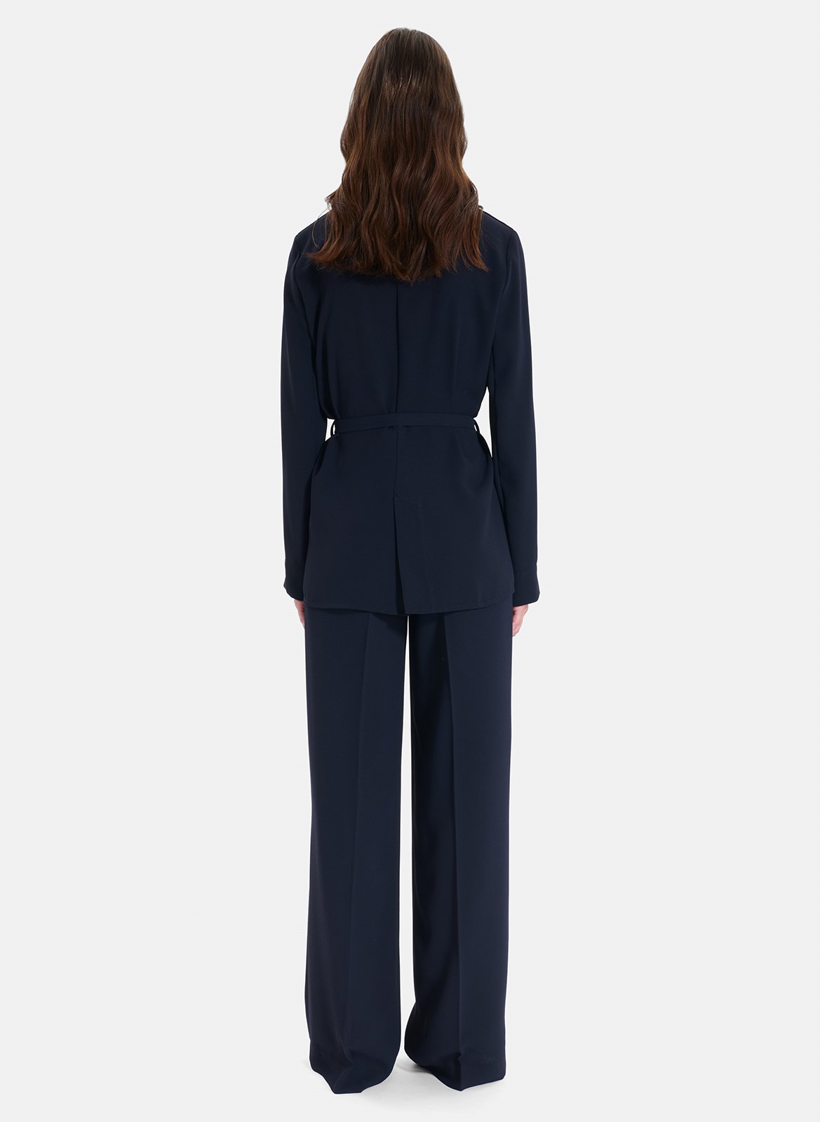 Tailored blazer with belt ZAPA Blue