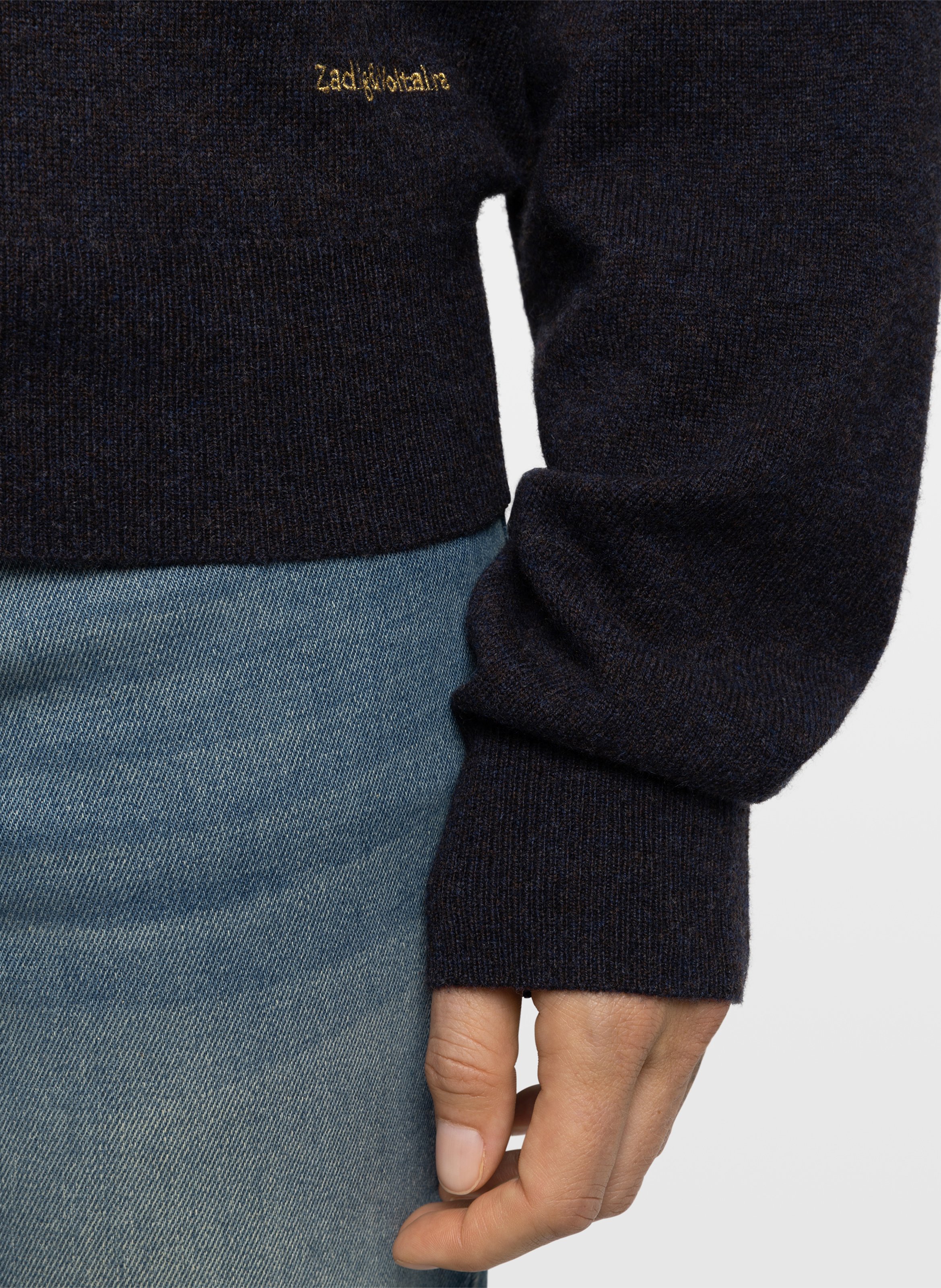 Pull col roulé en laine et cachemire ZADIG&VOLTAIRE Blue