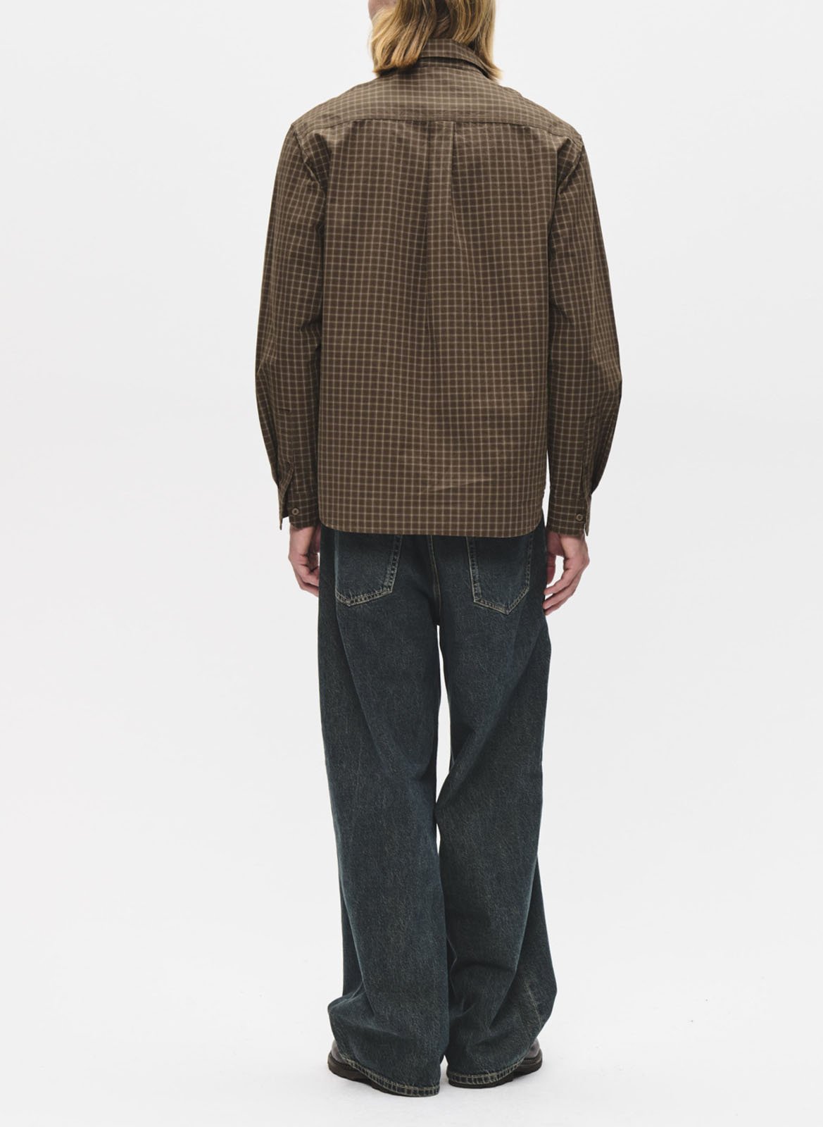 Straight cotton shirt WOOD WOOD Brown