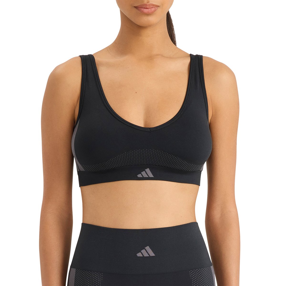 Plunging bra ADIDAS UNDERWEAR Black