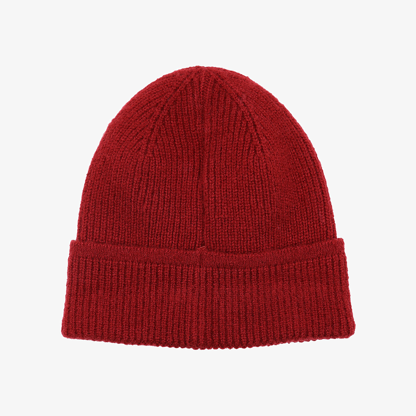 BONNET Ribbed red knit beanie Serge Blanco SERGE BLANCO Red