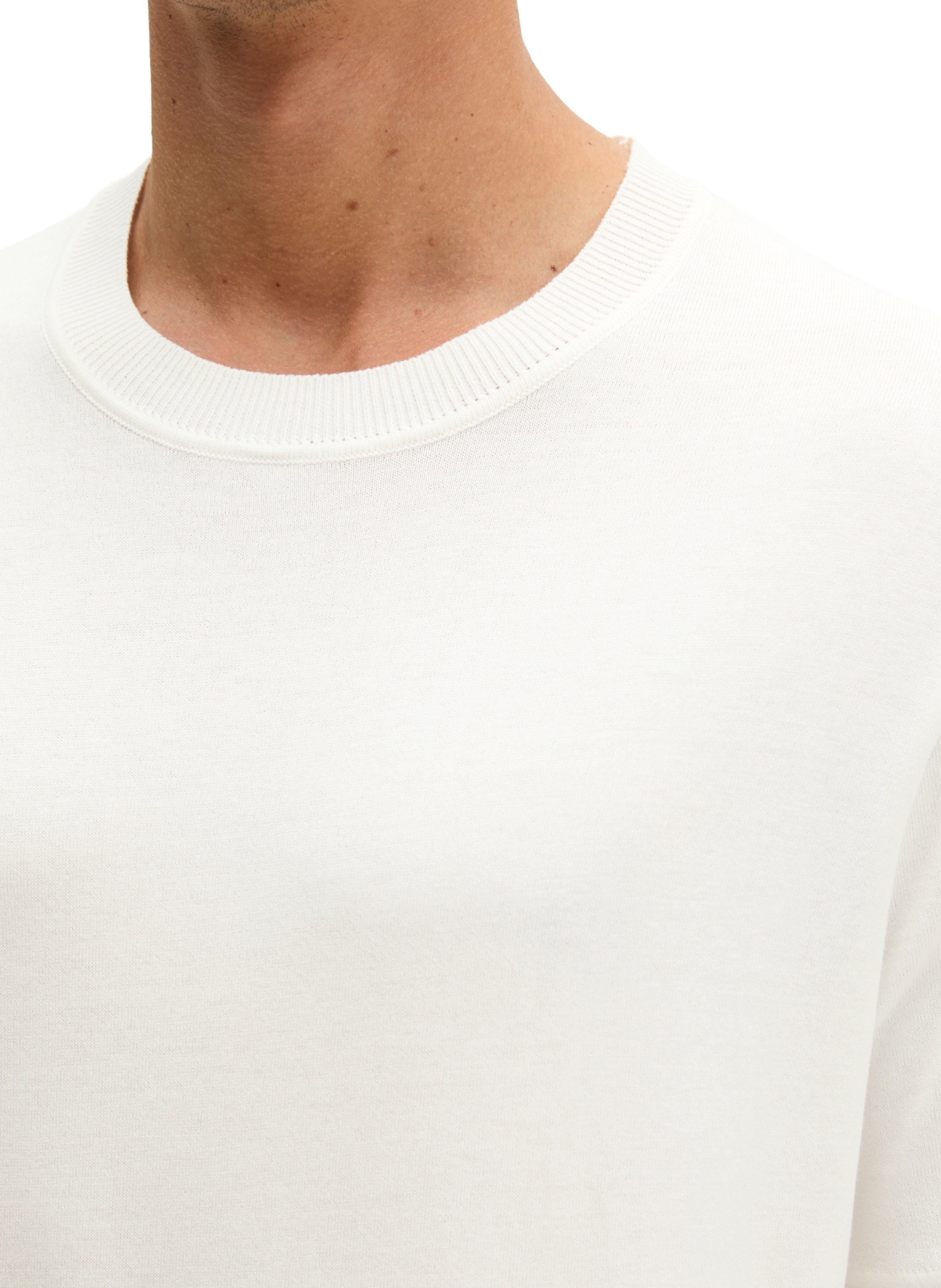 Round-neck cotton T-shirt MARC O'POLO White