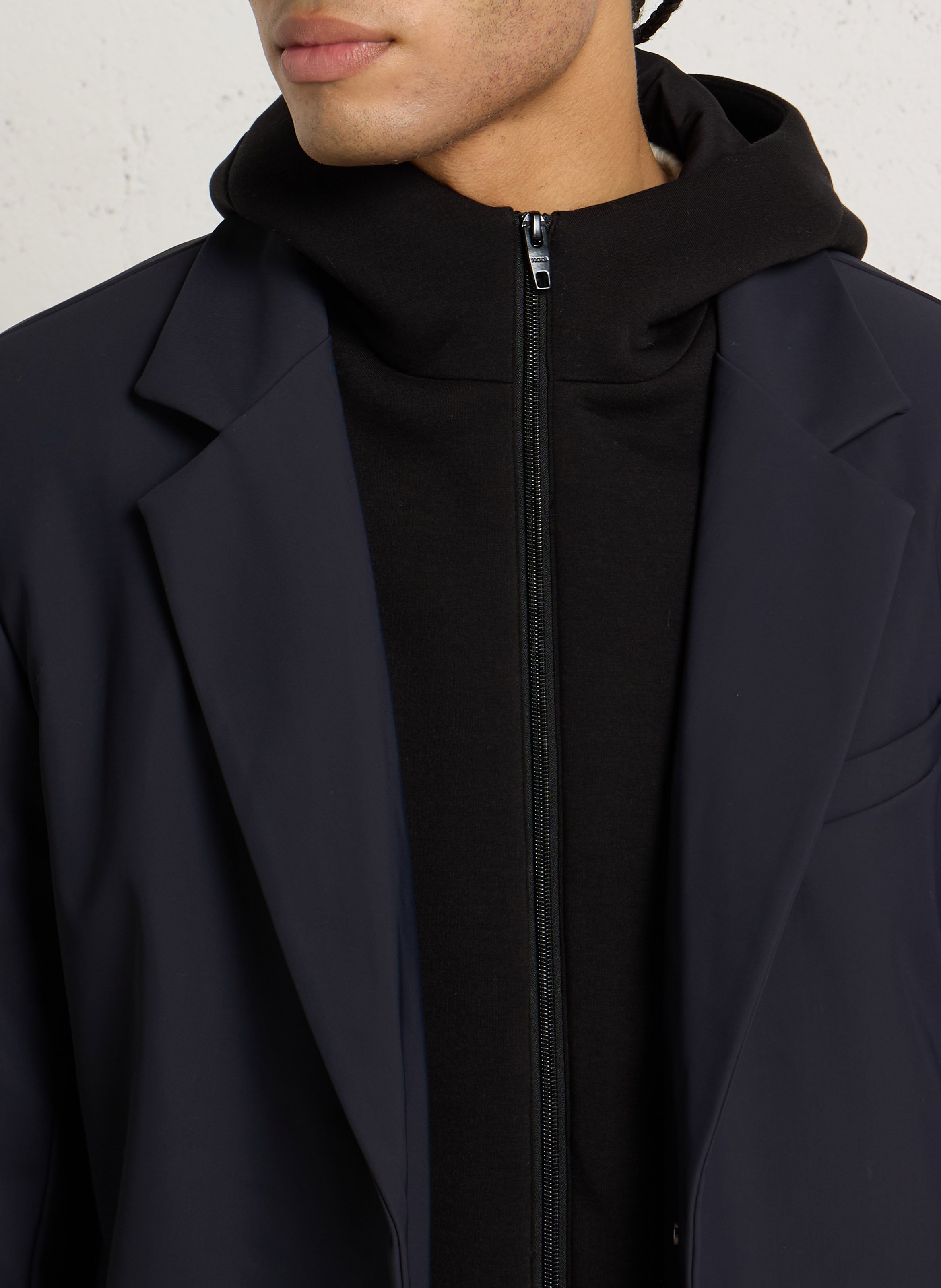 Parka 2-en-1 col tailleur IKKS Bleu