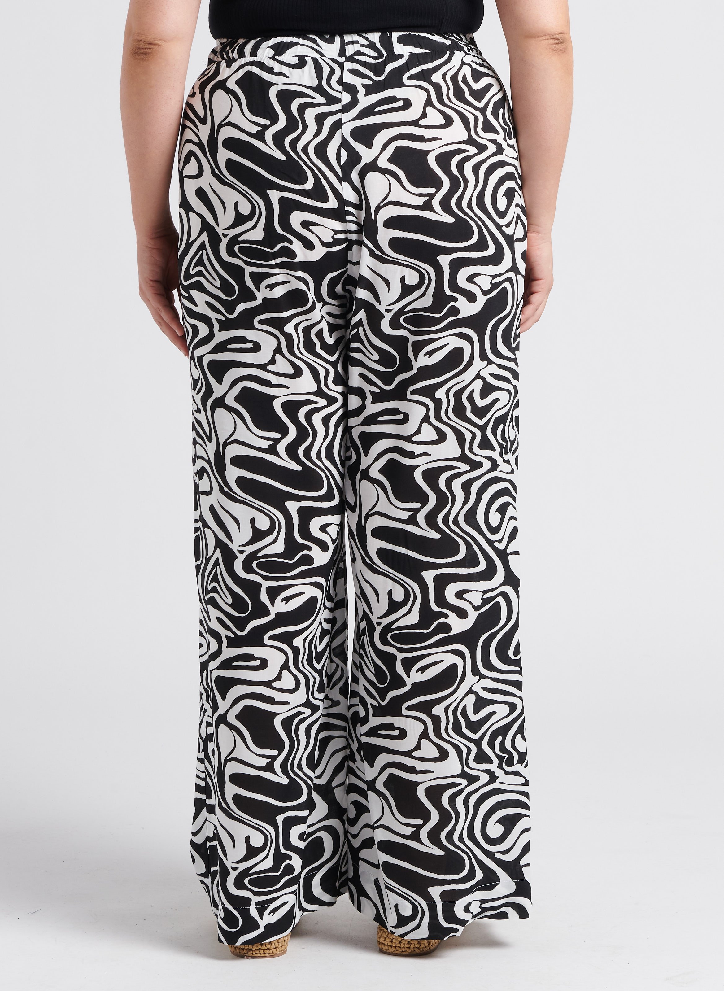 Pantalon carotte à imprimé MAT FASHION Multicolore