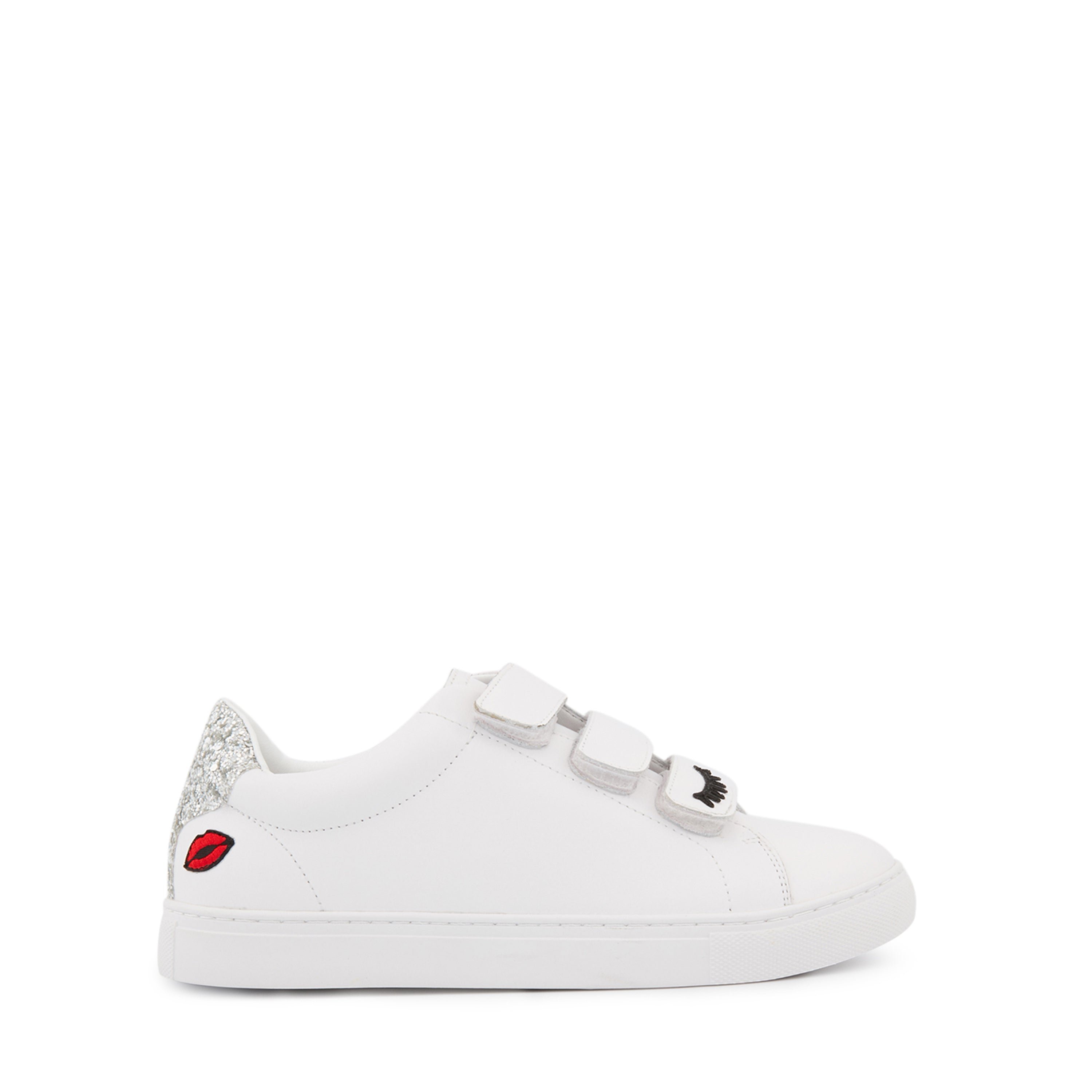 Leather sneakers BONS BAISERS PARIS White
