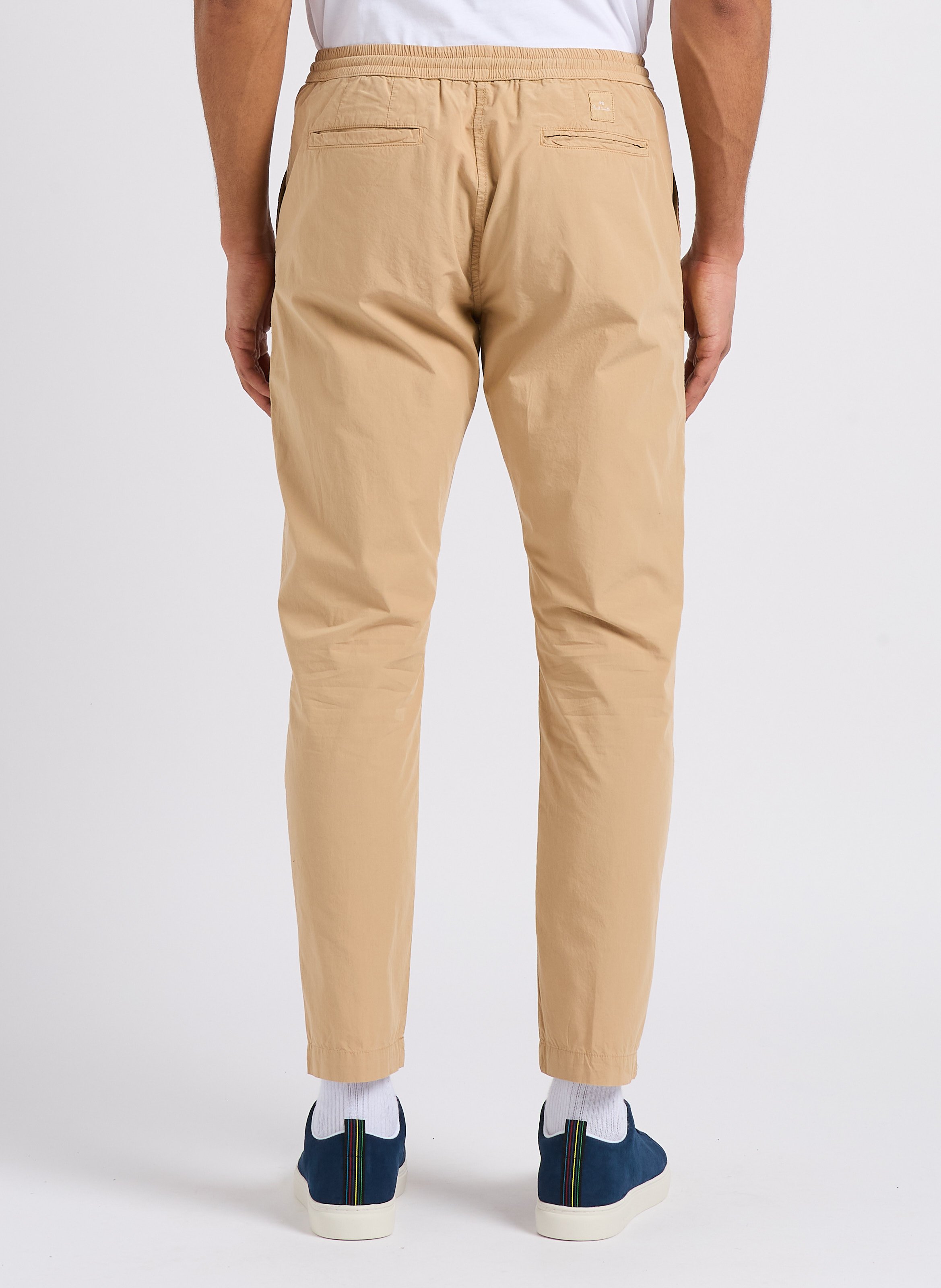 Straight-leg organic cotton pants PAUL SMITH Brown