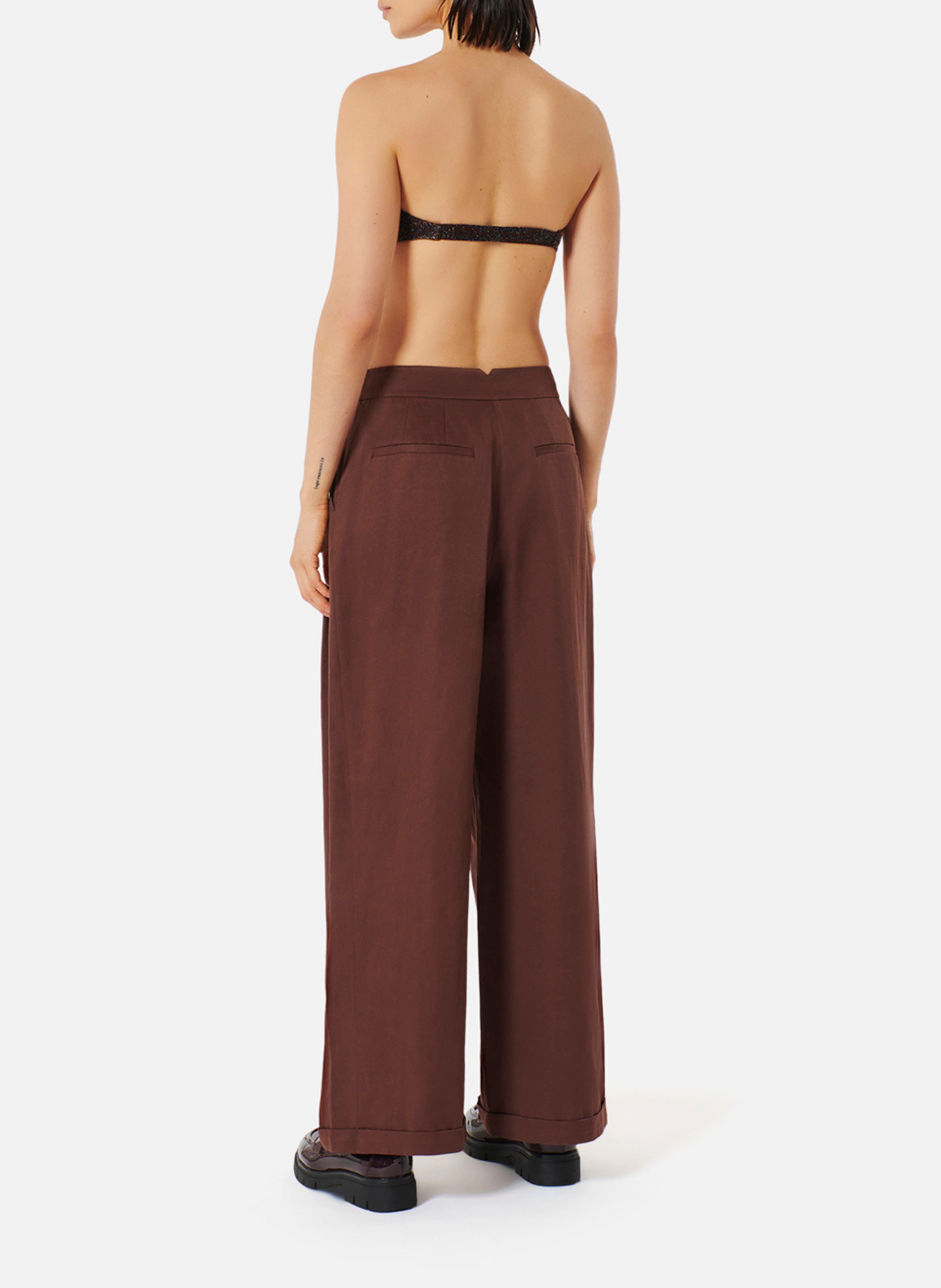 Stirnband mit Metallic-Garn KARMA KOMA Braun