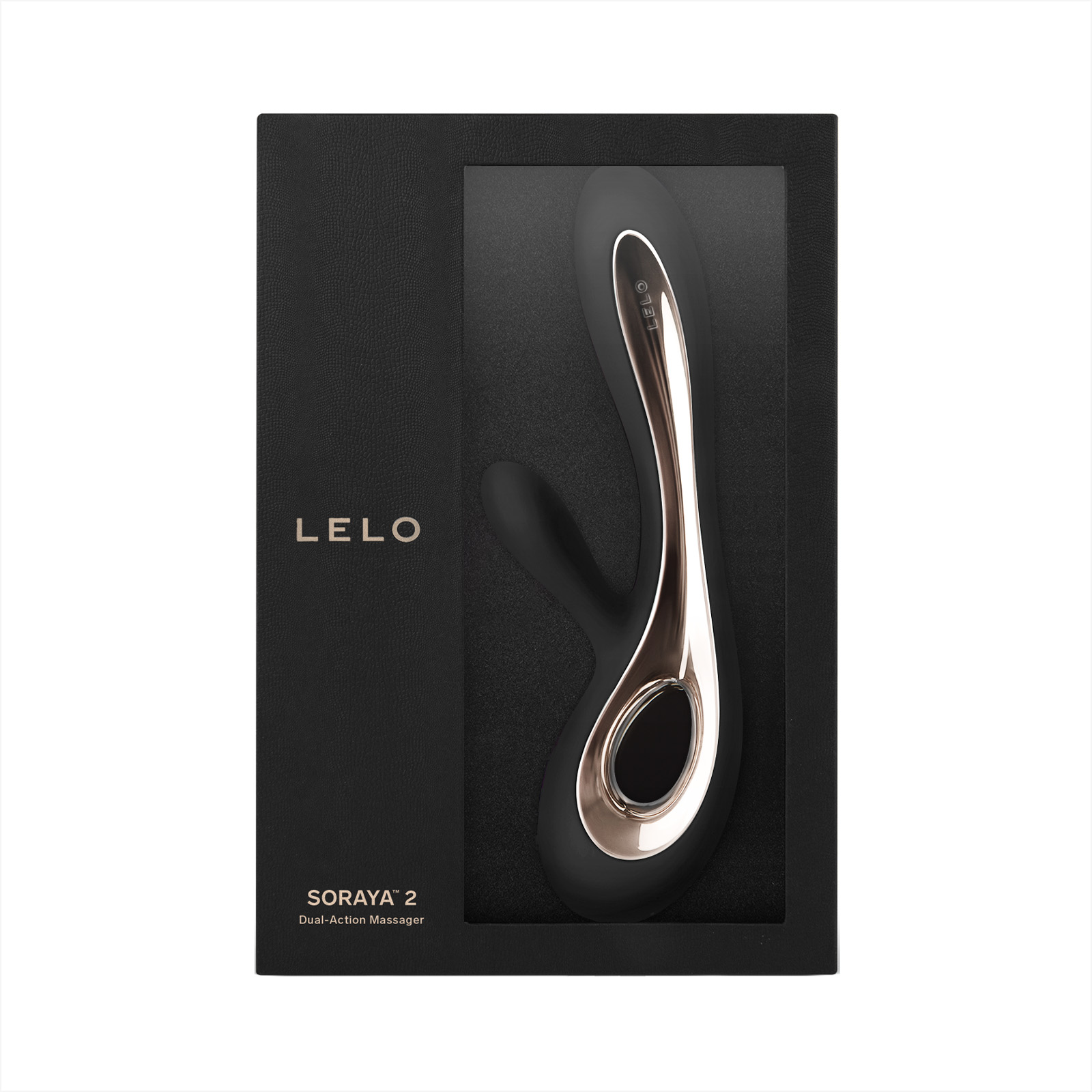 Clitoral stimulator and G-spot rabbit vibrator LELO Noir