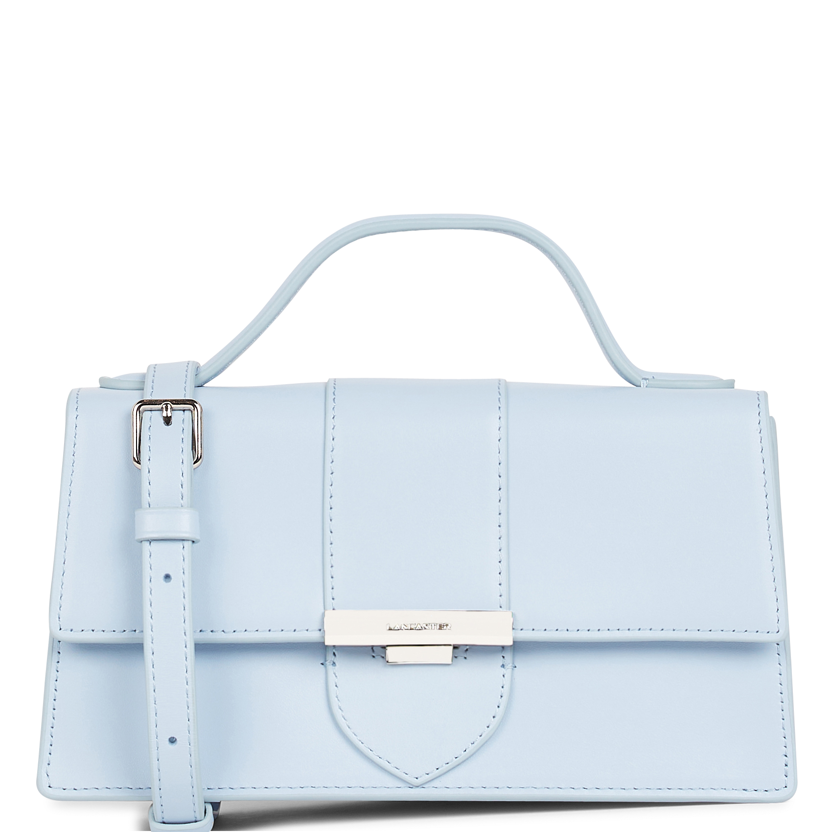 Leather clutch bag LANCASTER PARIS