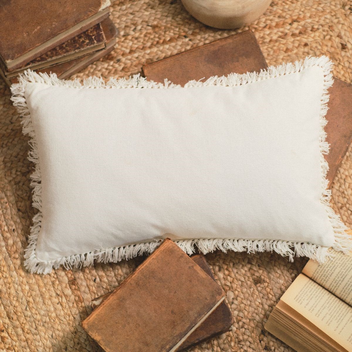 Cotton decorative cushion TODAY LINGE DE MAISON Beige