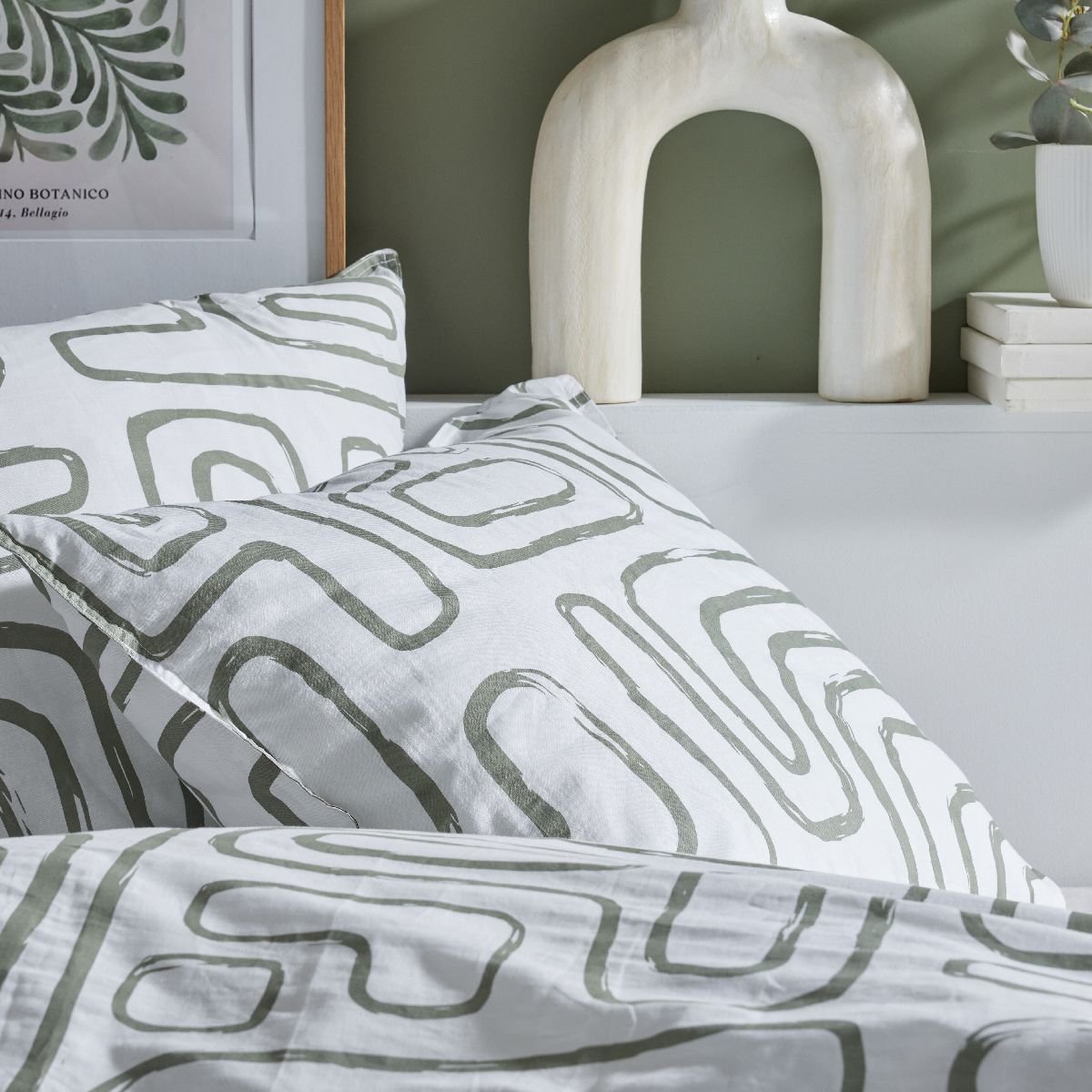 Cotton bedding set TODAY LINGE DE MAISON White