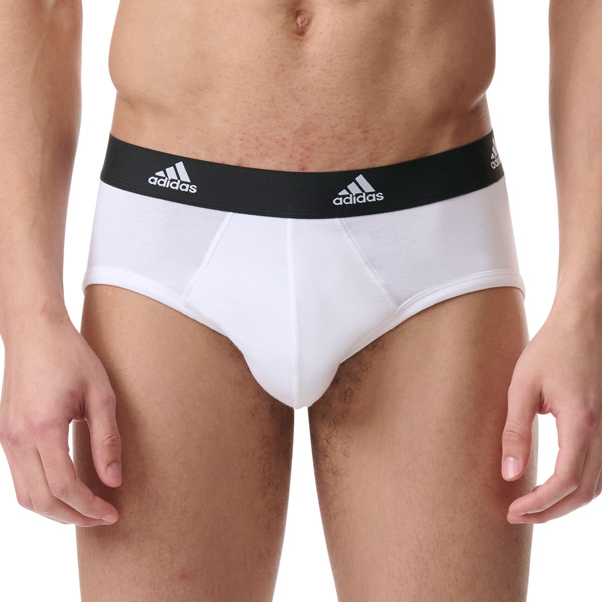 Active flex cotton boxer shorts, pack of 3 ADIDAS UNDERWEAR White
