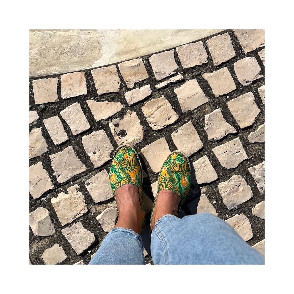 Printed espadrilles ART OF SOULE Yellow